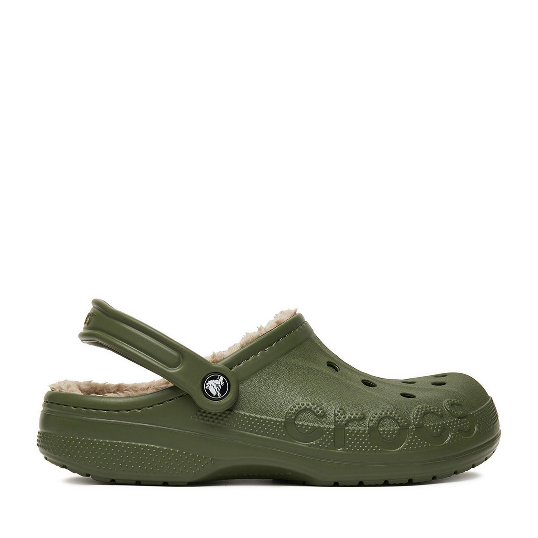 Şlapi Crocs C-BAYA LINED CLOG 205969-3TC Verde