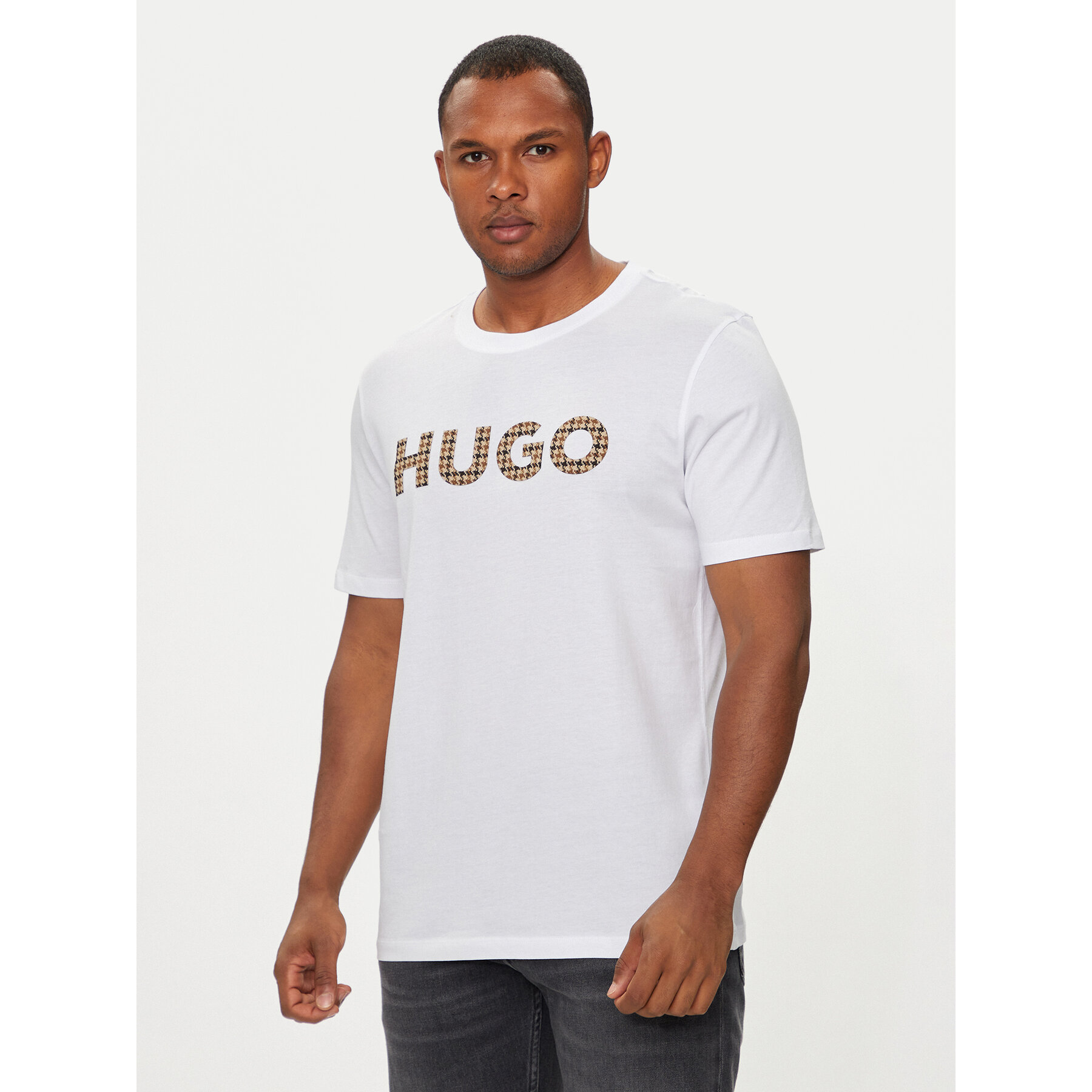 Hugo T-Shirt Dulivio_U243 50519724 Λευκό Regular Fit