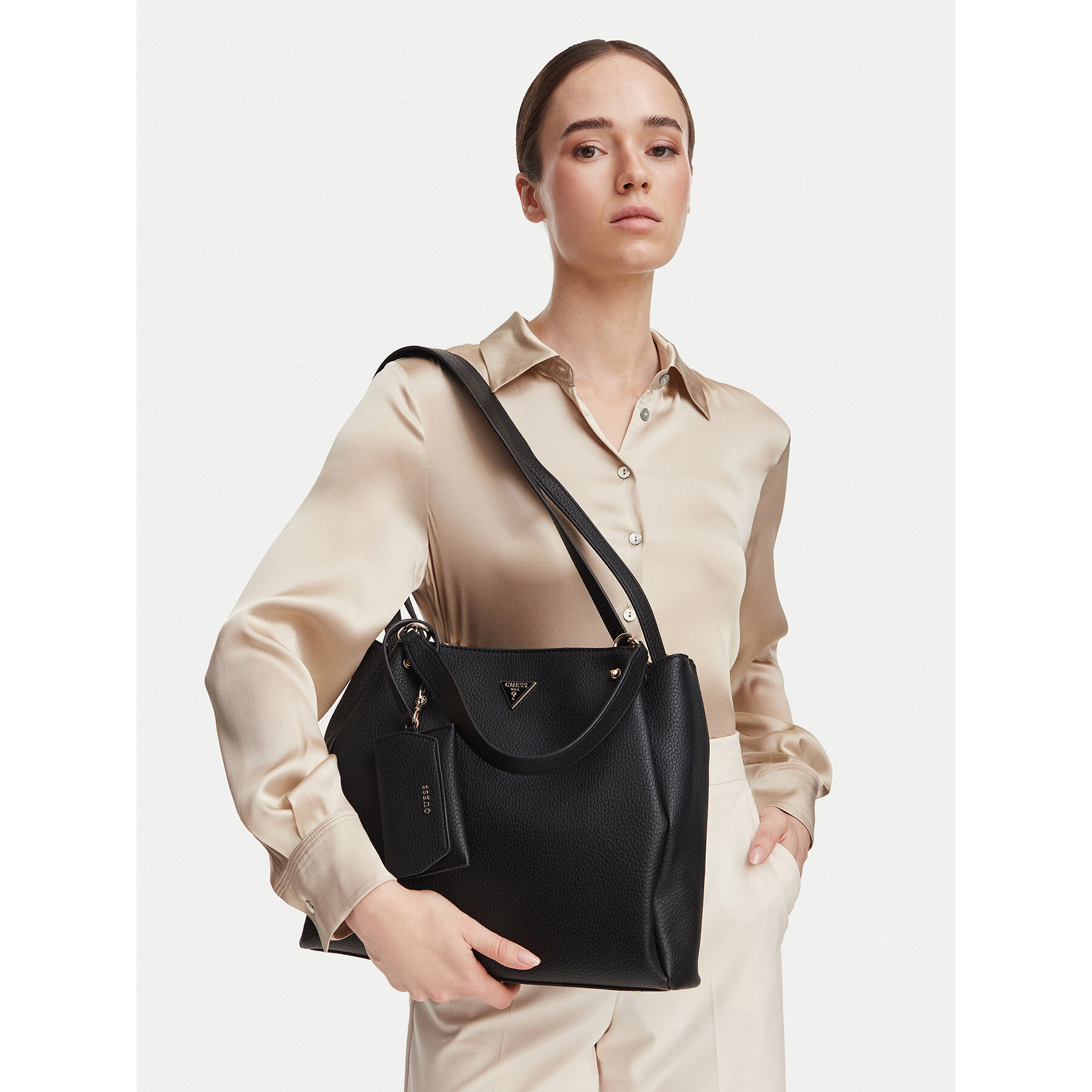 Geantă Guess Lorella HWBG23 06230 Negru
