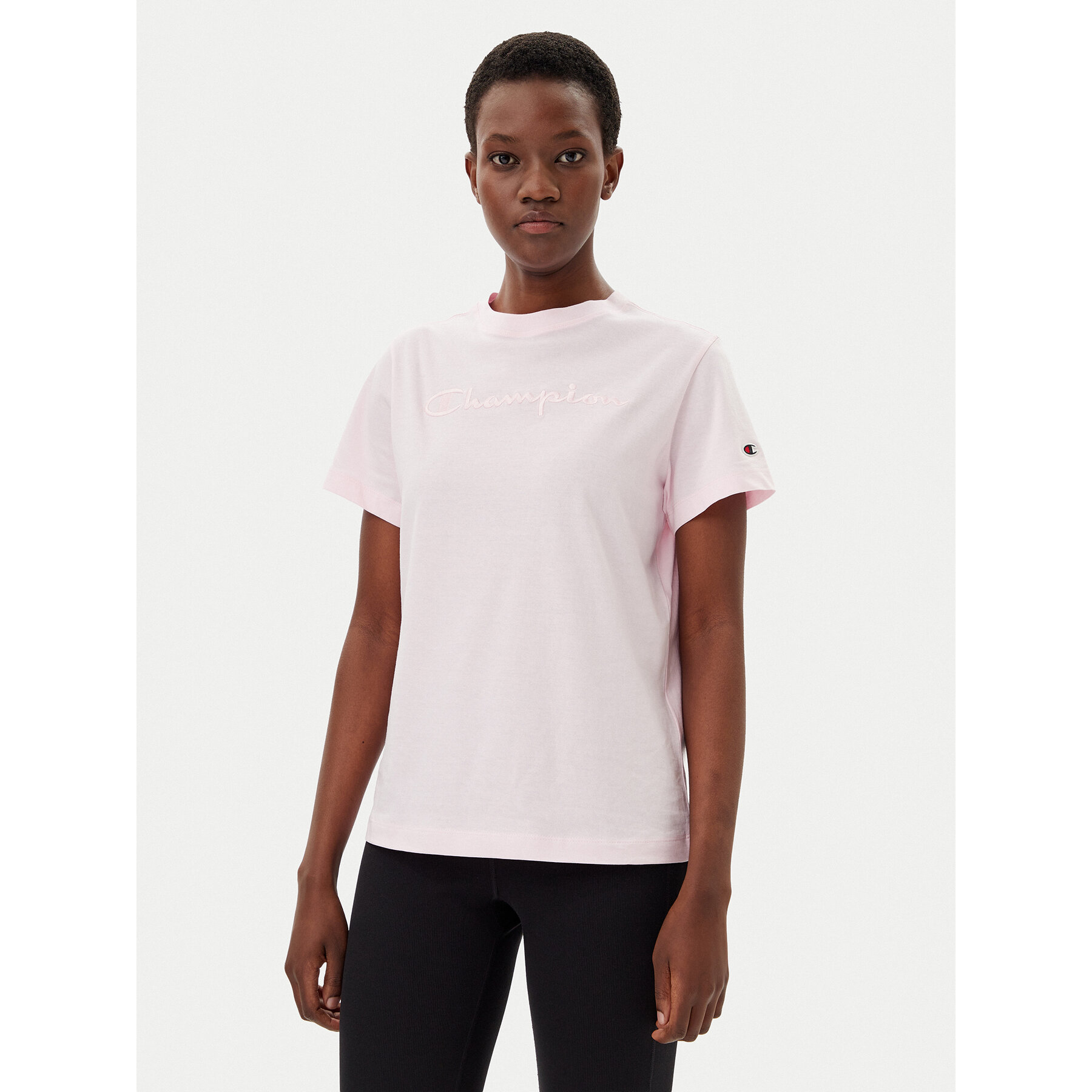 Champion T-shirt 117650 Rosa Slim Fit