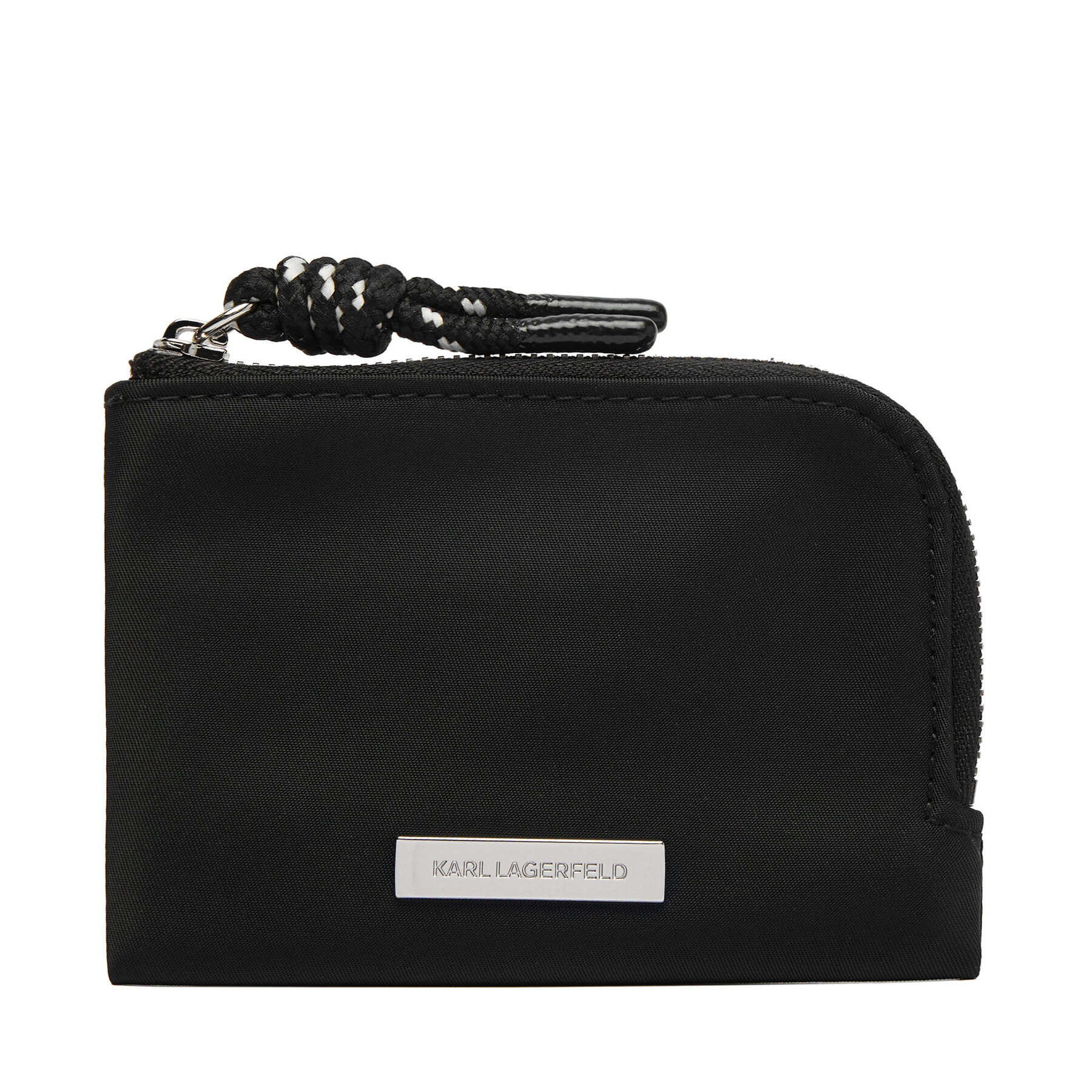 Portofel pentru monede KARL LAGERFELD B1W32013 Negru