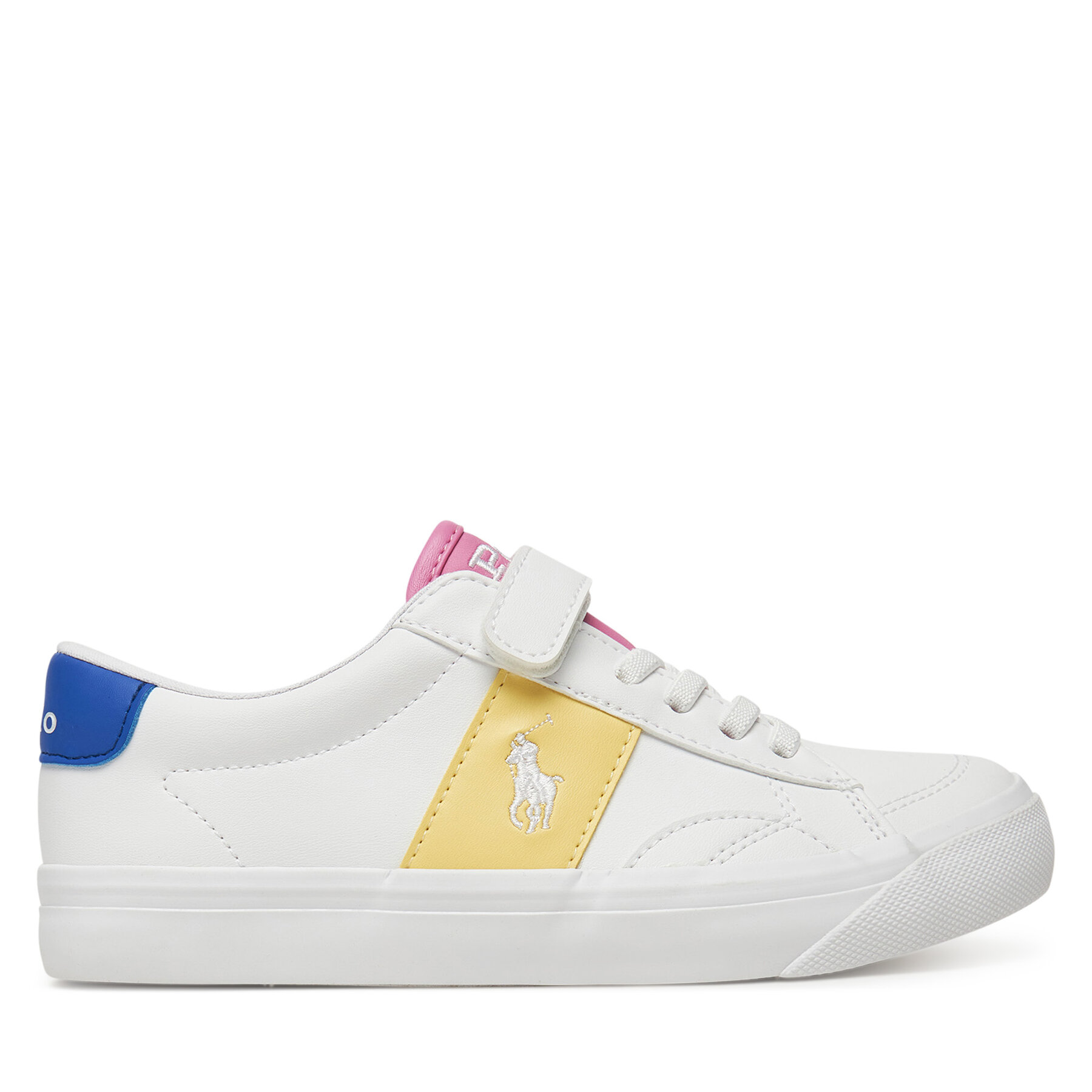Sneakersy Polo Ralph Lauren Ryley Ps RL02450101 Biela
