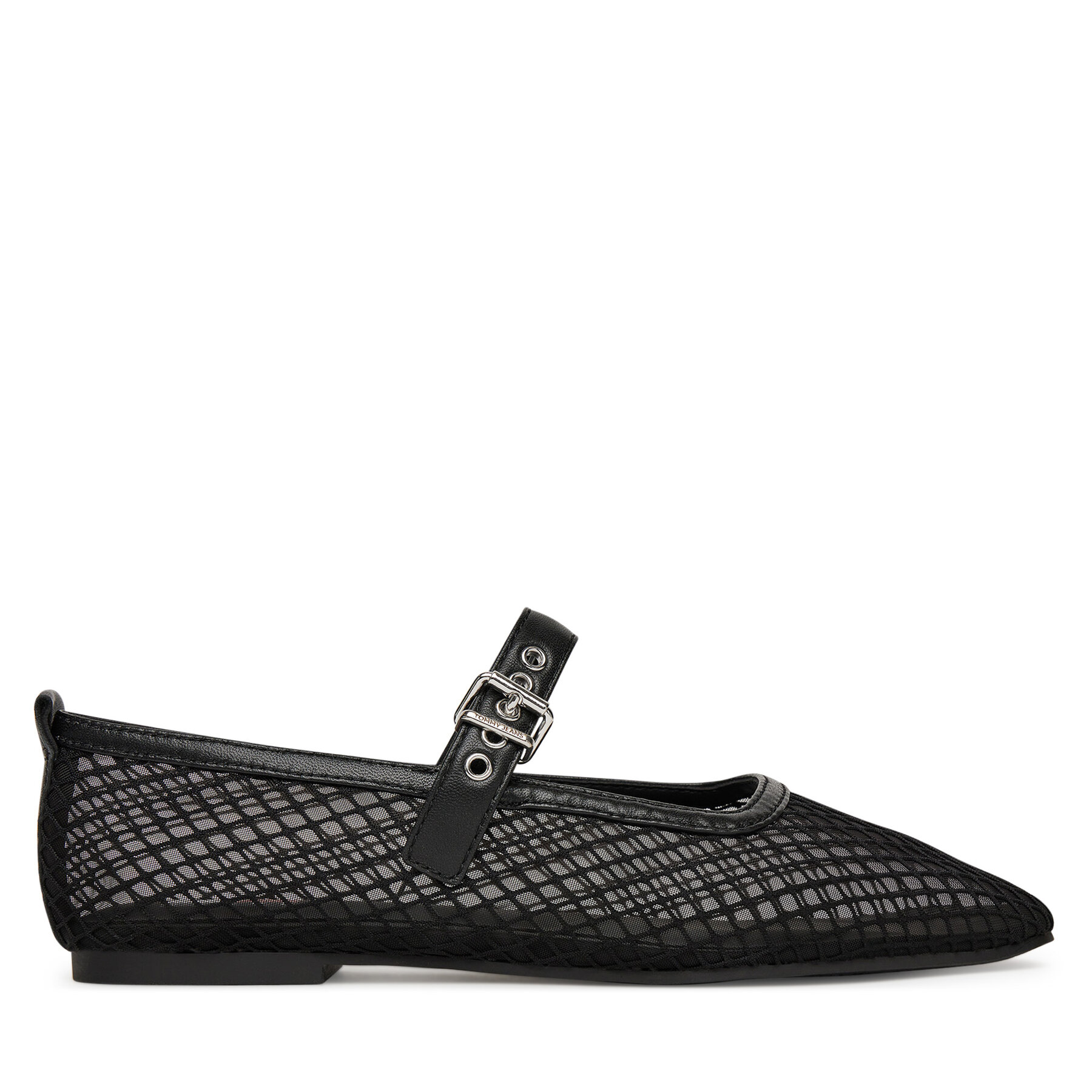 Balerini Tommy Jeans Tjw Mesh Maryjane Ballerina EN0EN02872 Negru