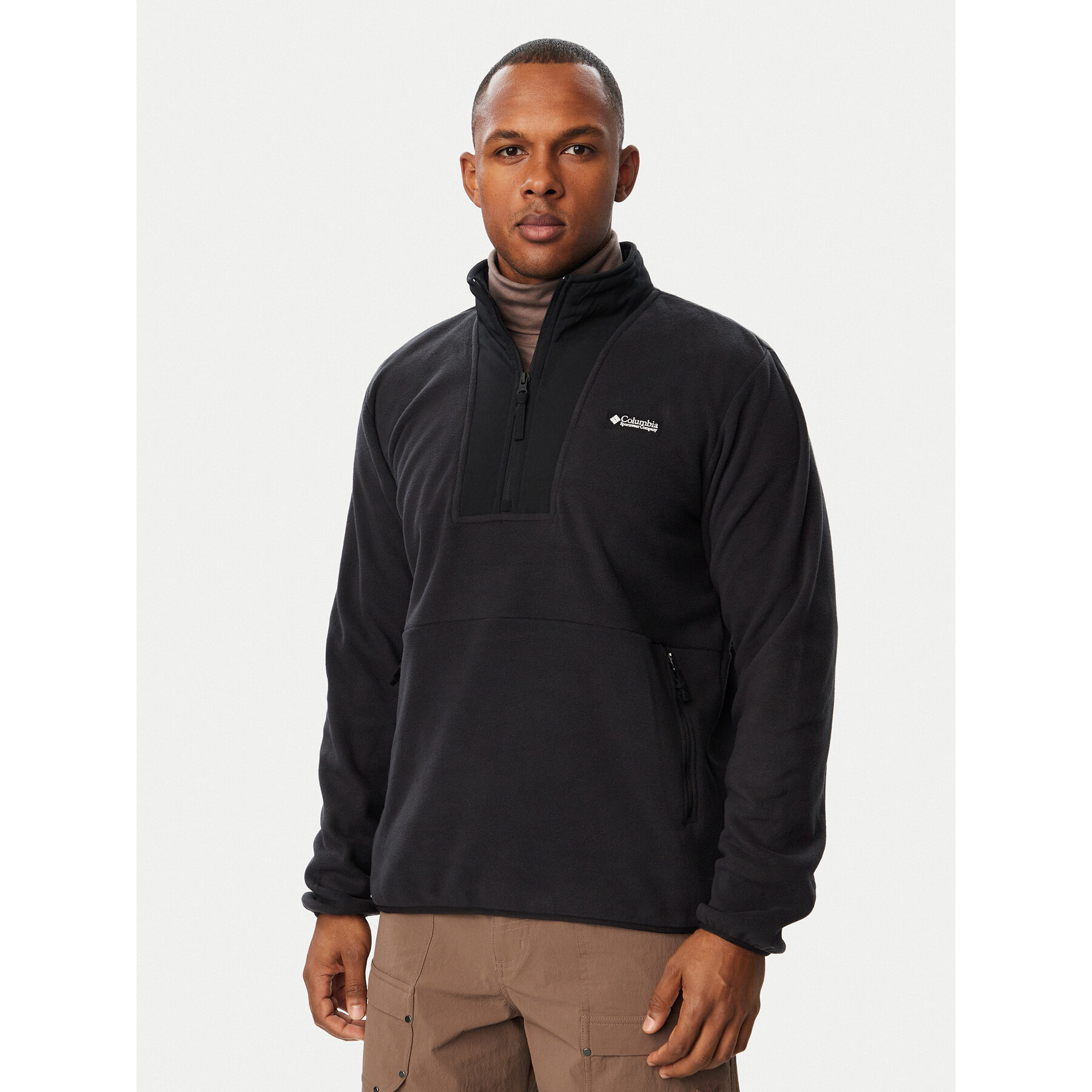 Columbia Fleecejacke Sequoia Grove™ II Half Zip 2174081 Schwarz Regular Fit