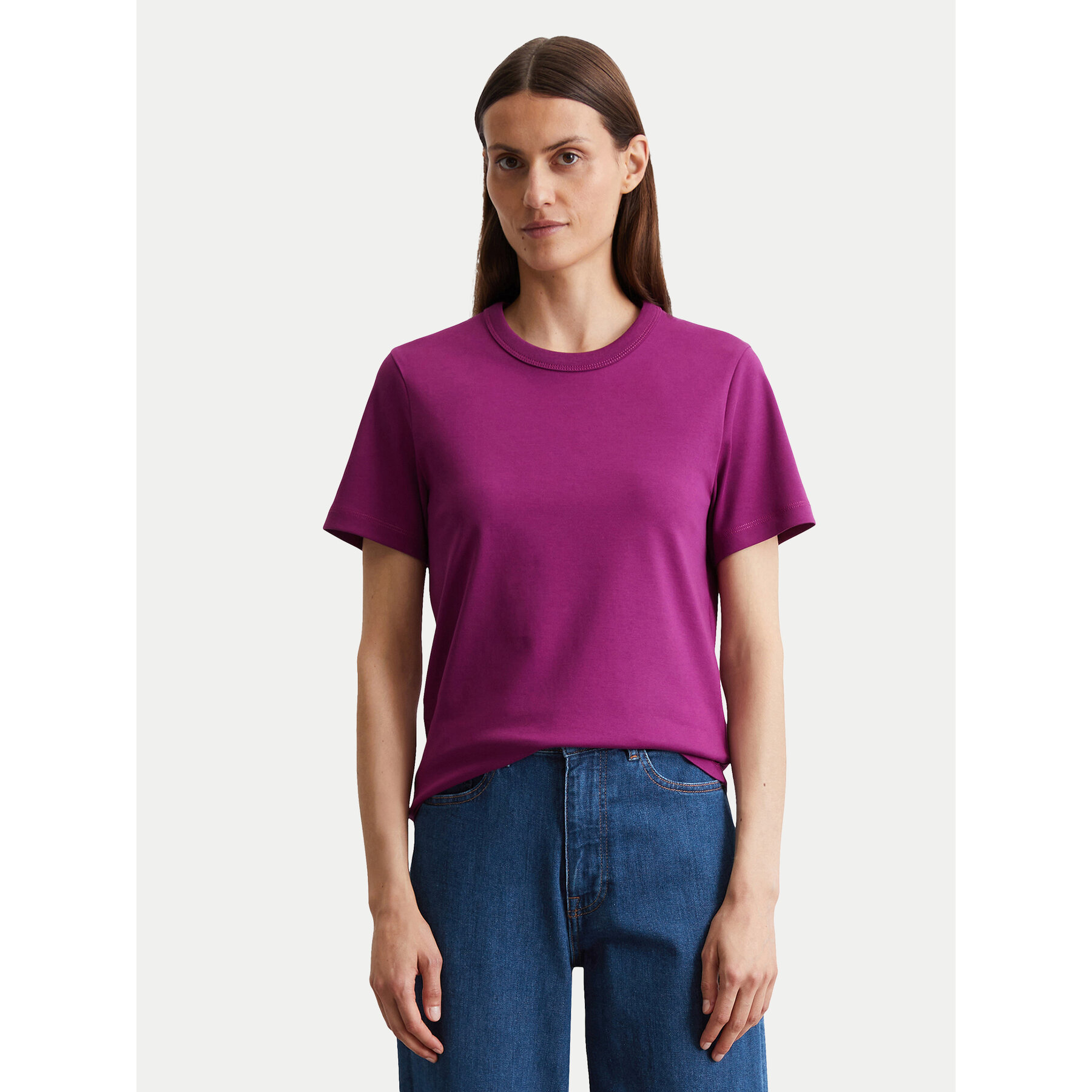 Marc O'Polo Póló 506 2039 51123 Lila Relaxed Fit