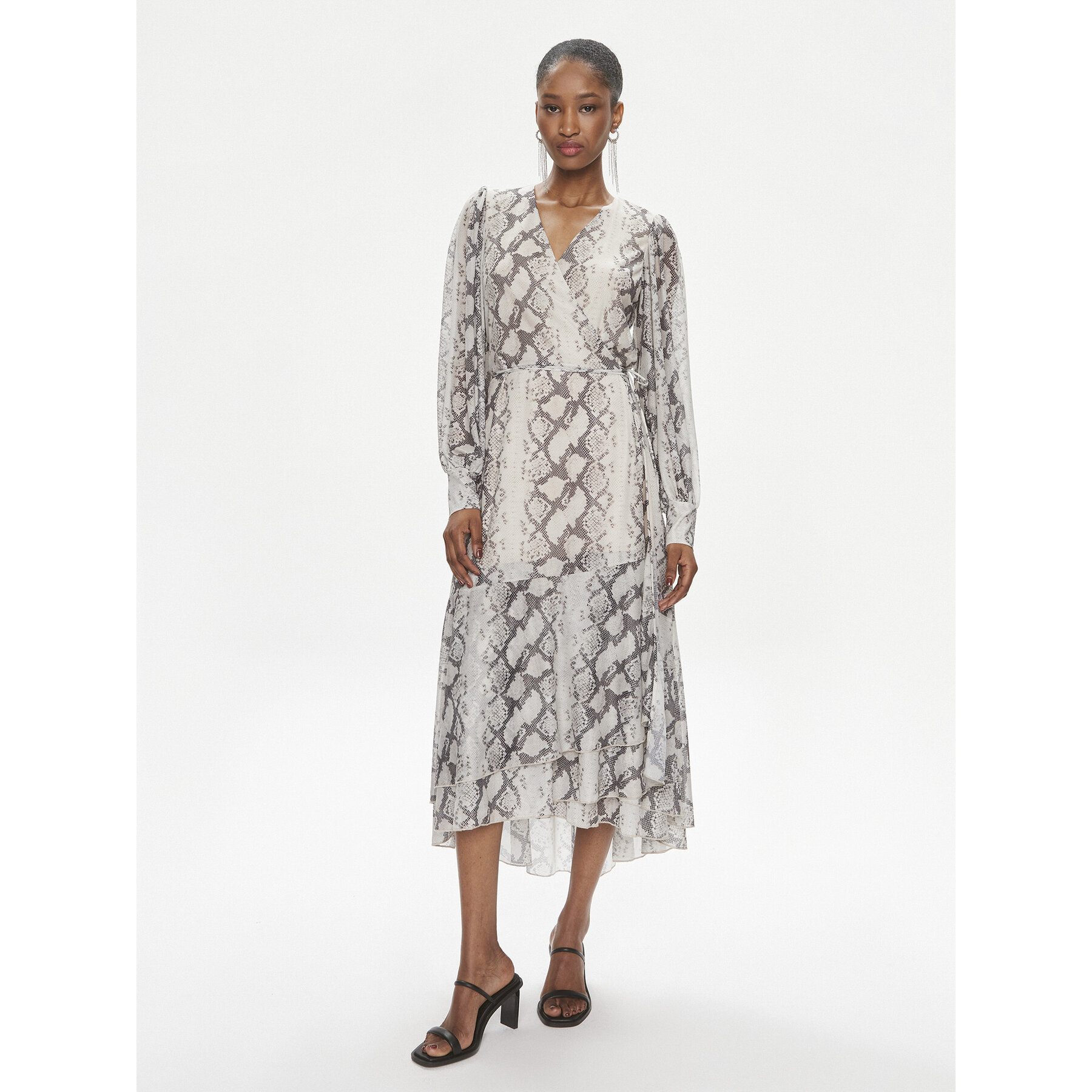 Bruuns Bazaar Kleid für den Alltag Nora BBW3497 Beige Relaxed Fit