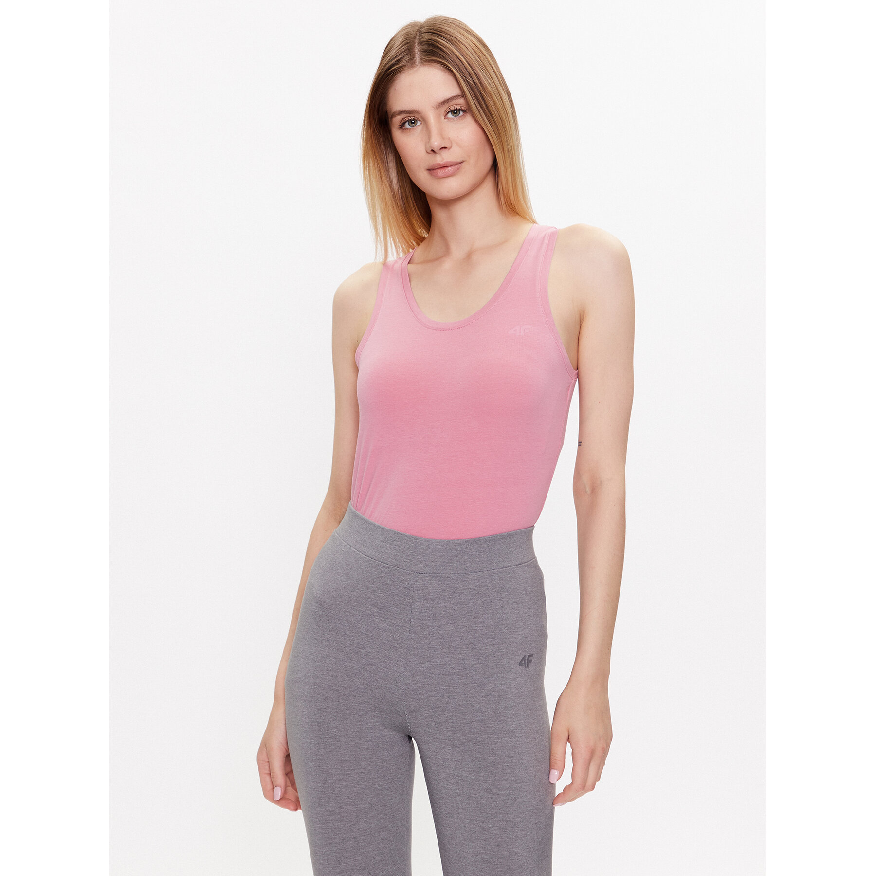 4F Top 4FSS23TTSHF581 Rosa Regular Fit