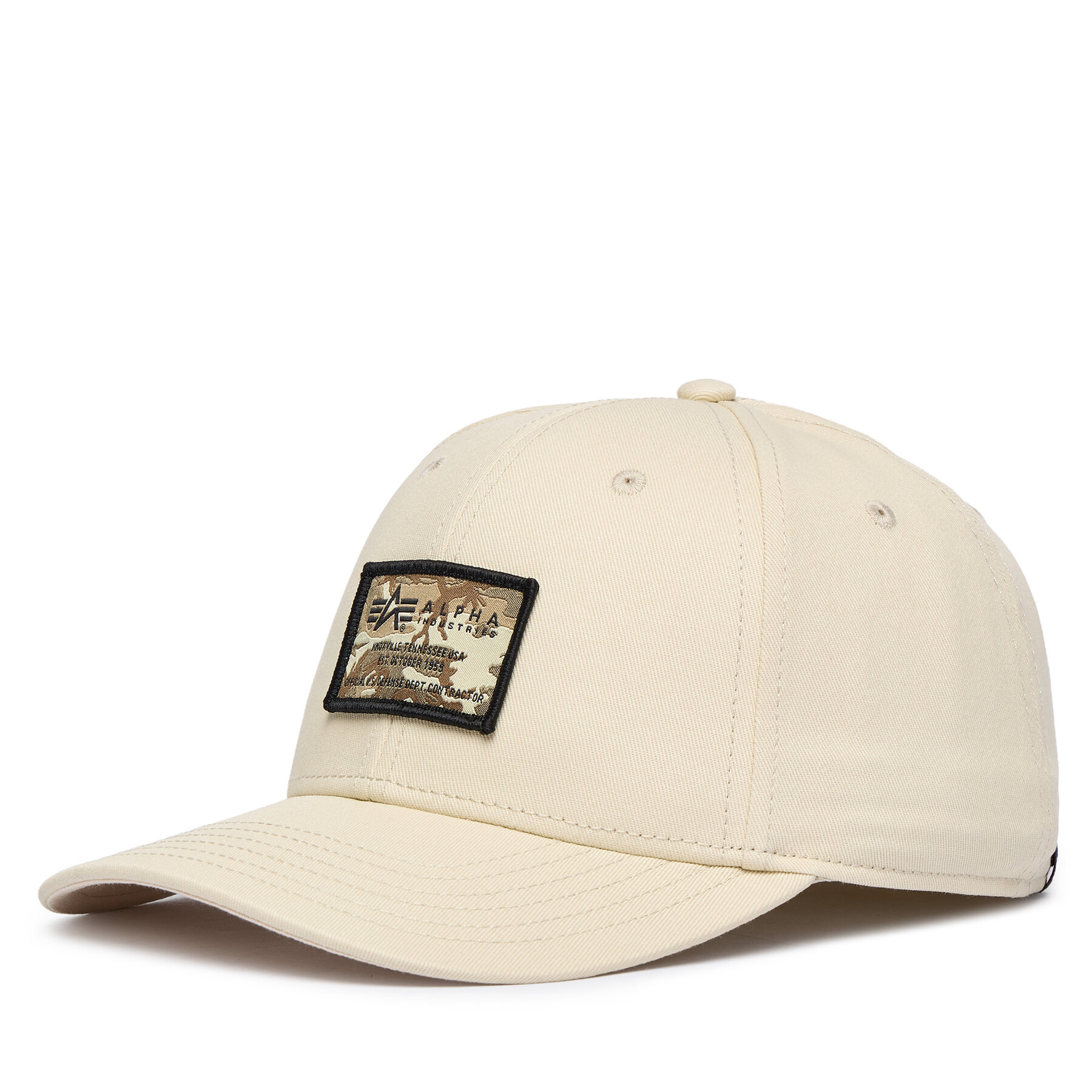 Šiltovka Alpha Industries Crew Camo 156903 Écru