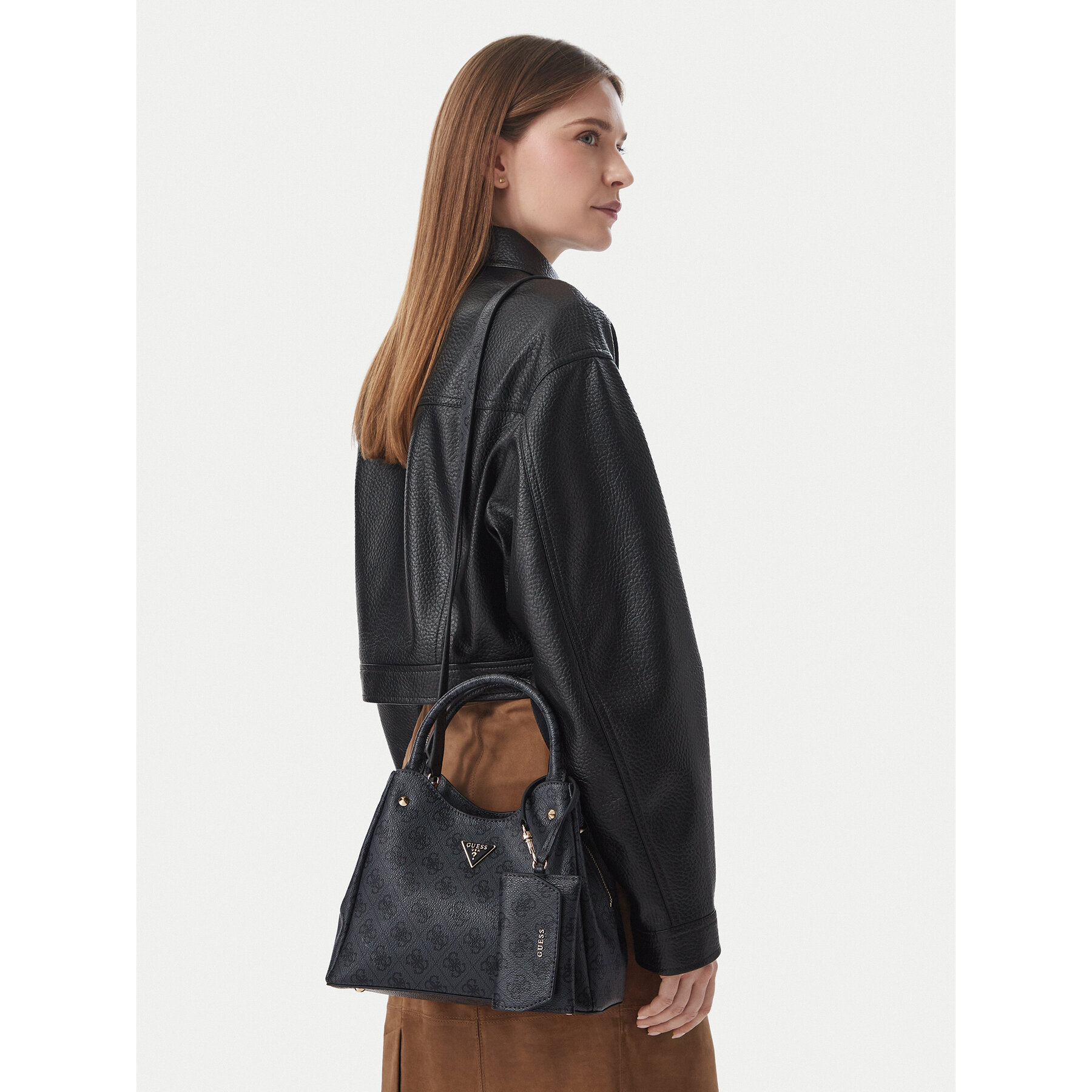 Geantă Guess Lorella HWSG24 84220 Gri închis
