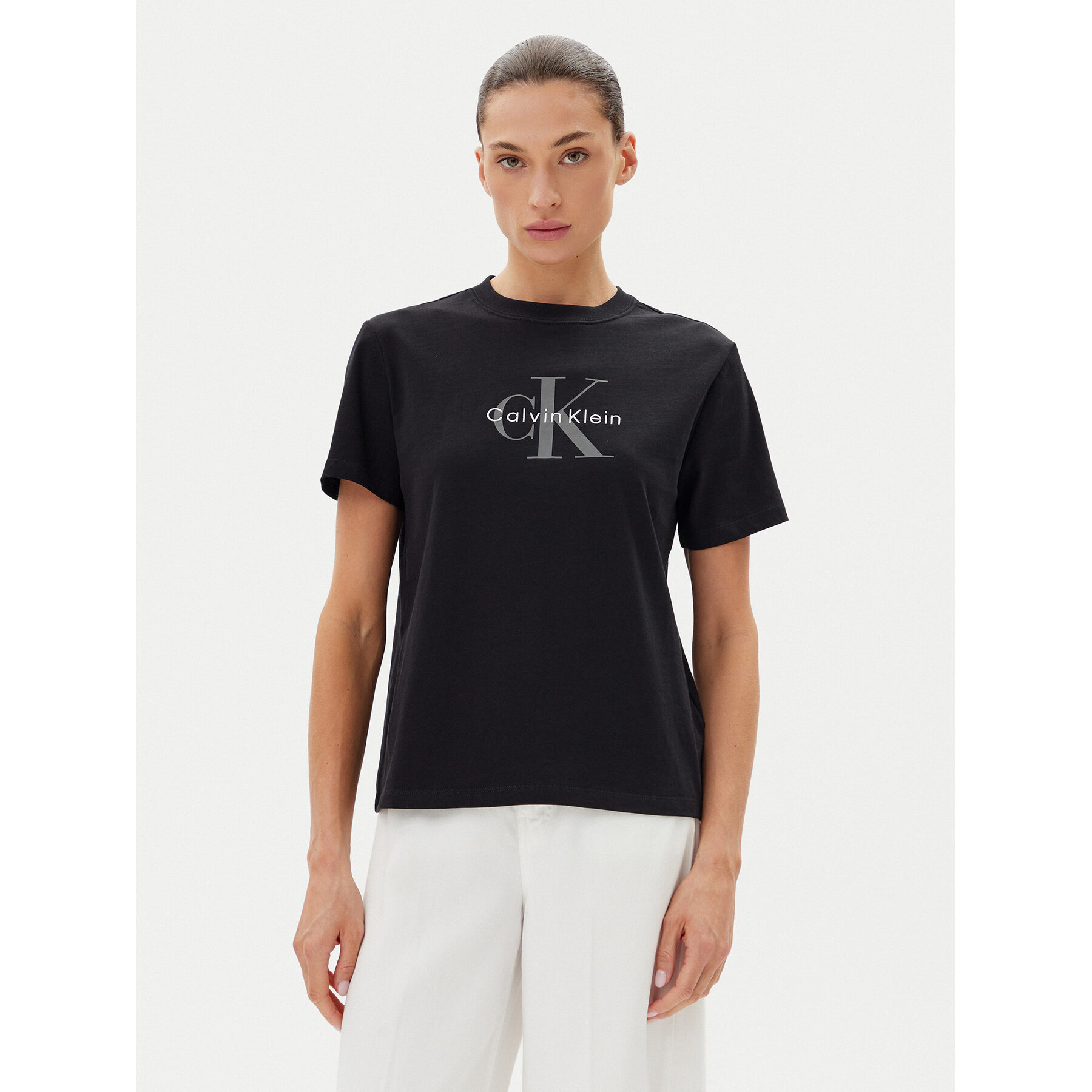 Calvin Klein Jeans T-Shirt Hero LV047B865G Μαύρο Regular Fit