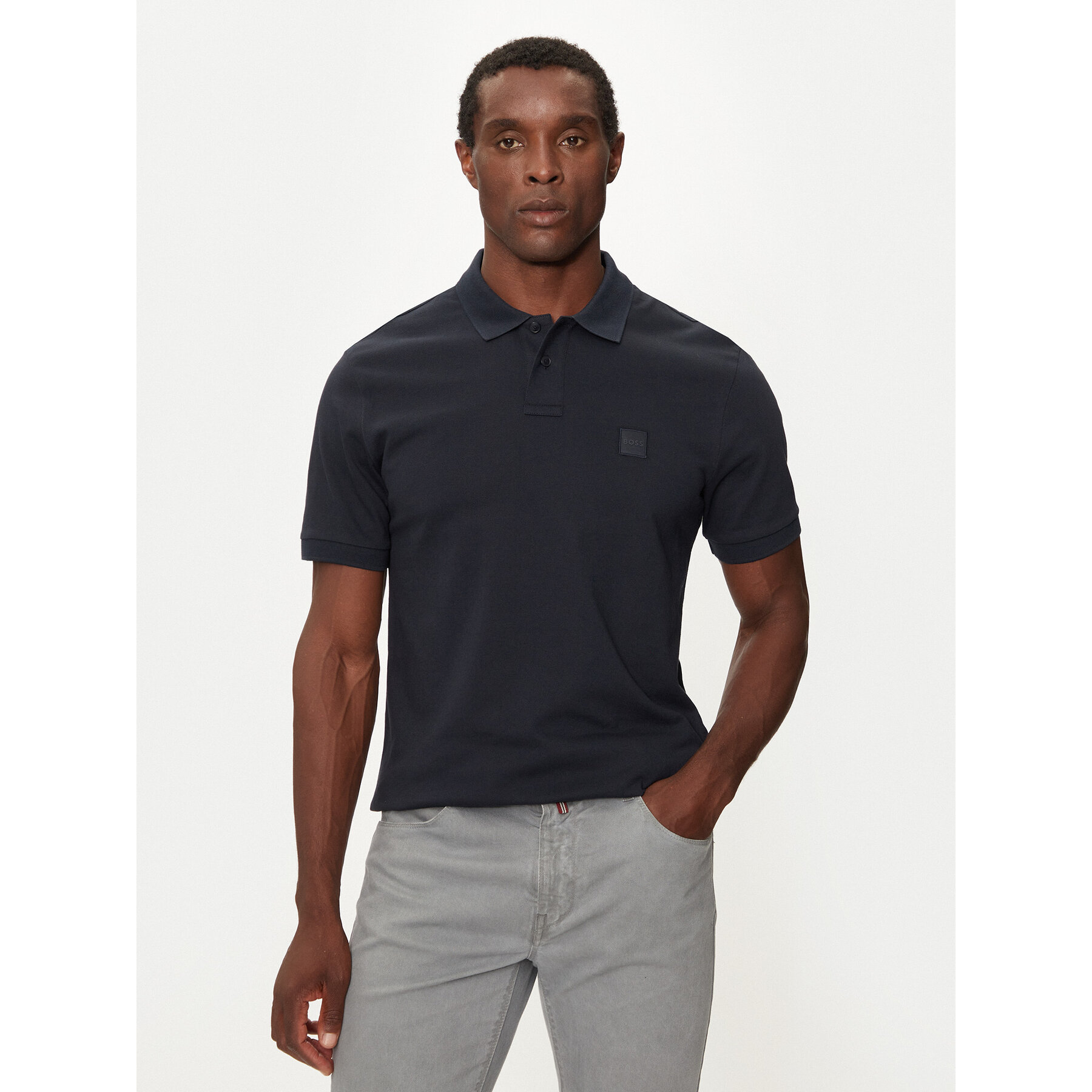 Boss Polo Passenger 50507803 Blu scuro Slim Fit