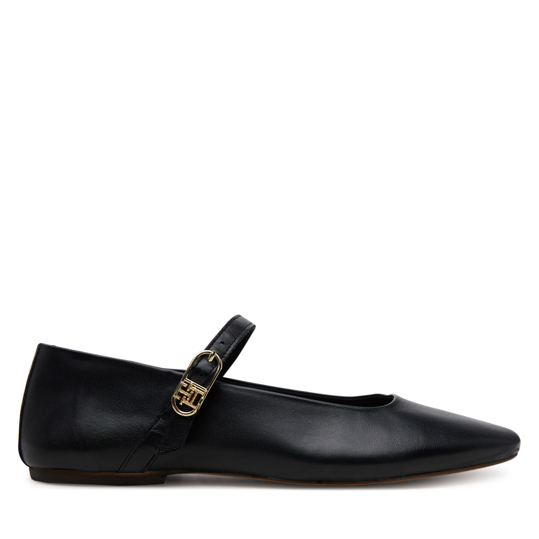 Dámske Baleríny Tommy Hilfiger, Rozmer: 36, Čierna, Leather Maryjane Ballerina FW0FW08651