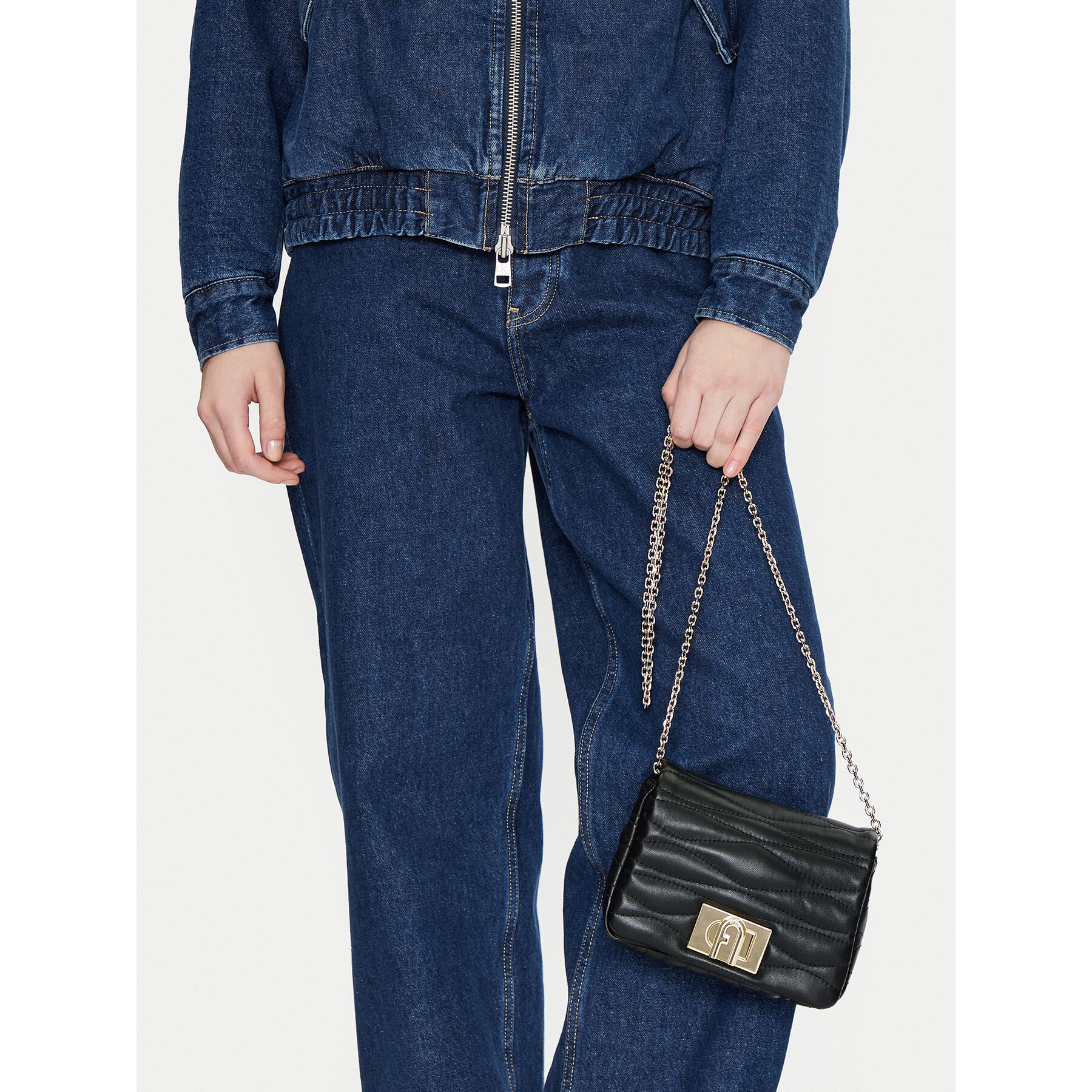 Táska Furla 1927 Mini Soft WE00735 BX3221 O6000 Fekete