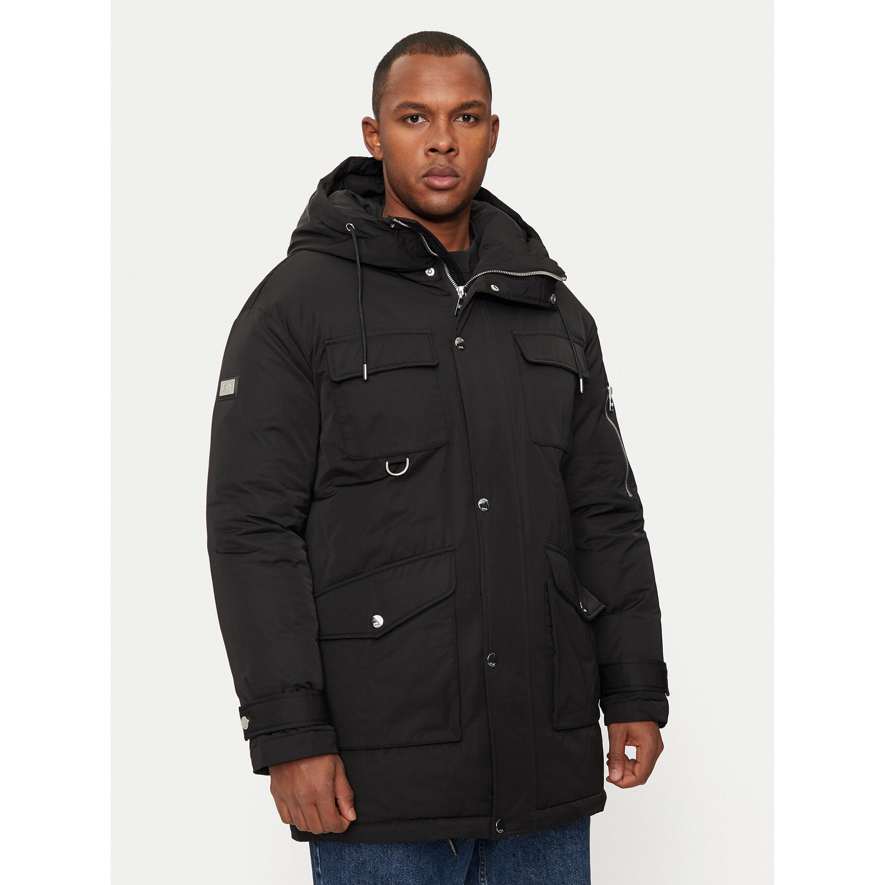 KARL LAGERFELD Parka 455003 544515 Schwarz Regular Fit