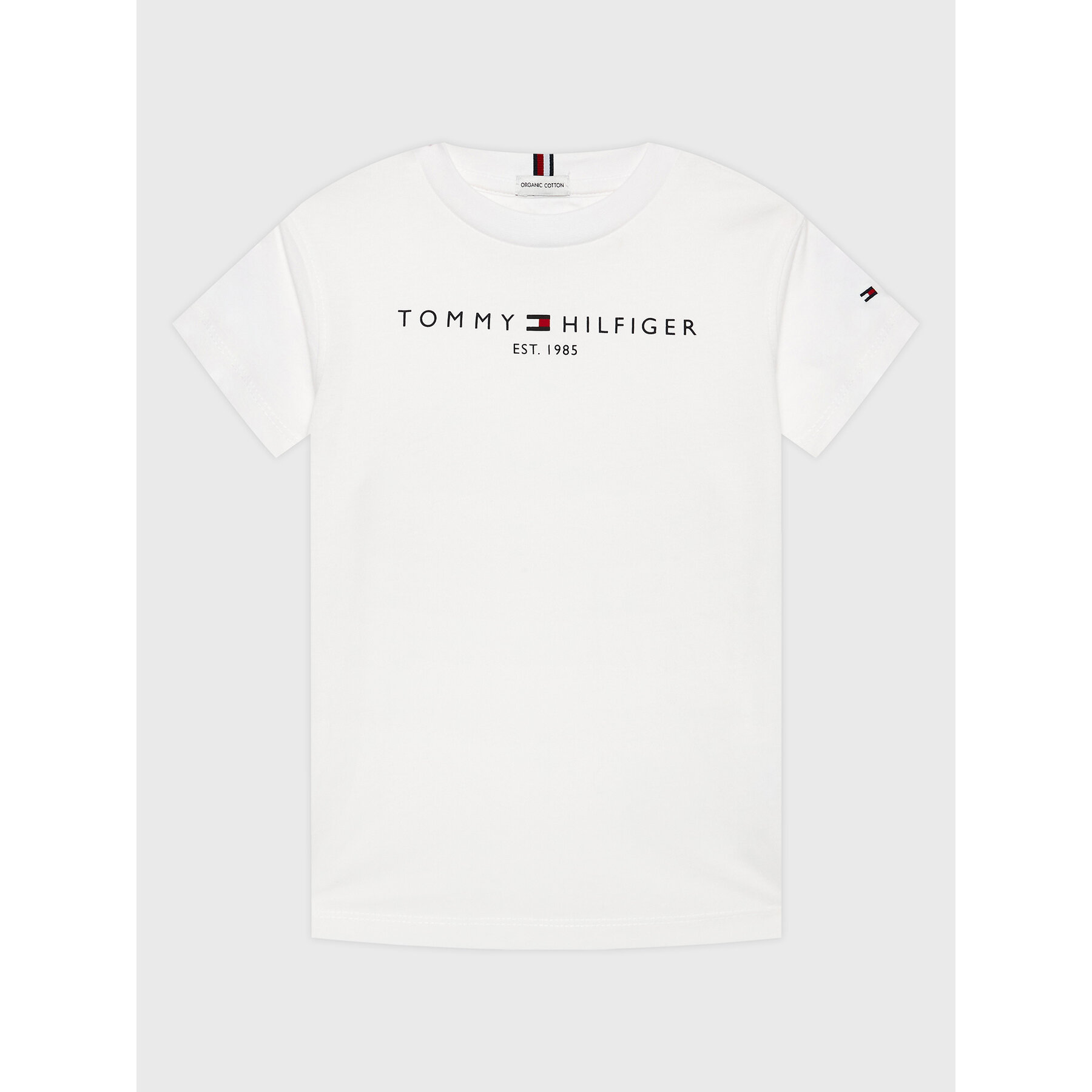 Tommy Hilfiger T-Shirt Essential KS0KS00210 M Λευκό Regular Fit