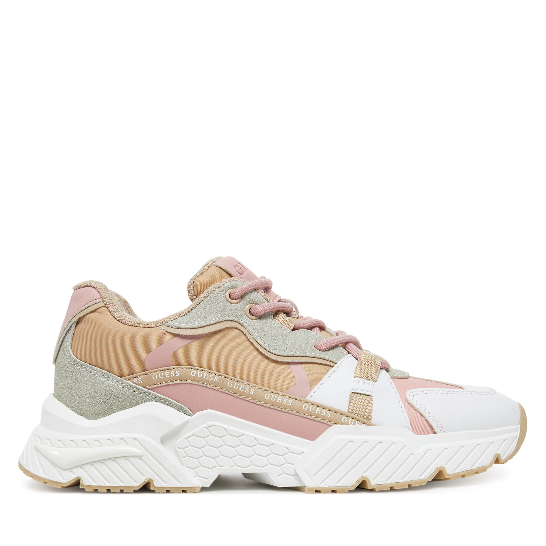 Sneakersy Guess FLJCAR ELE12 Béžová