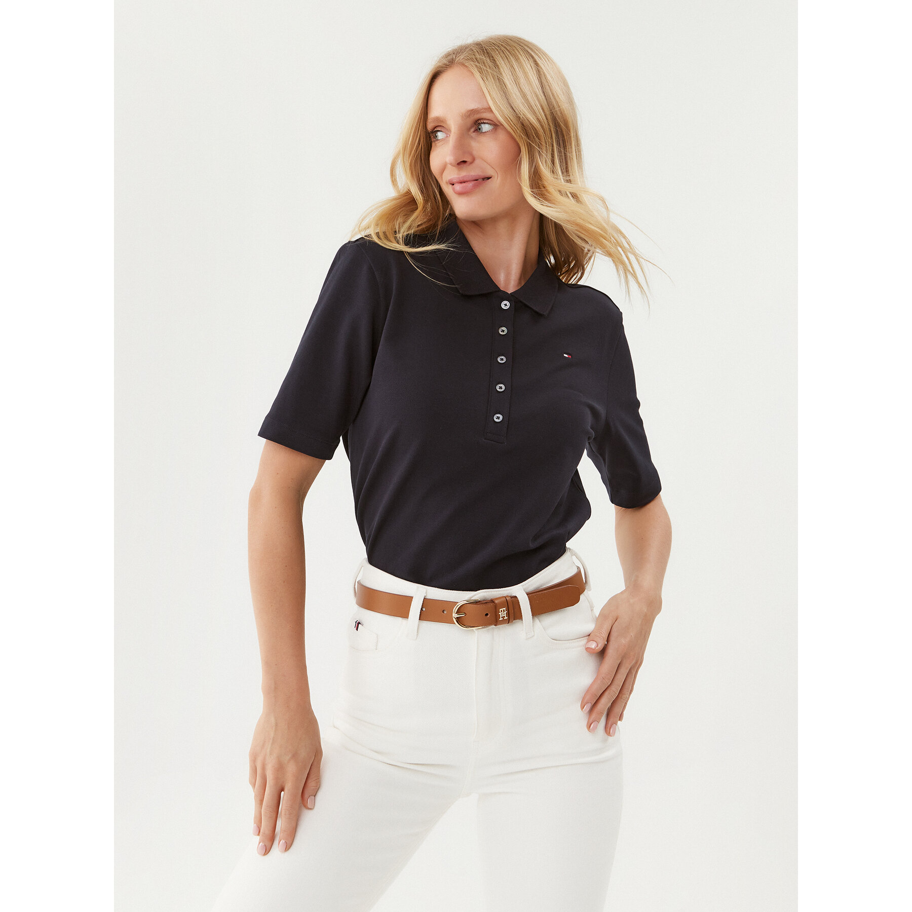 Tommy Hilfiger Tommy Hilfiger Polo Polo 1985 WW0WW37820 Σκούρο μπλε Regular Fit