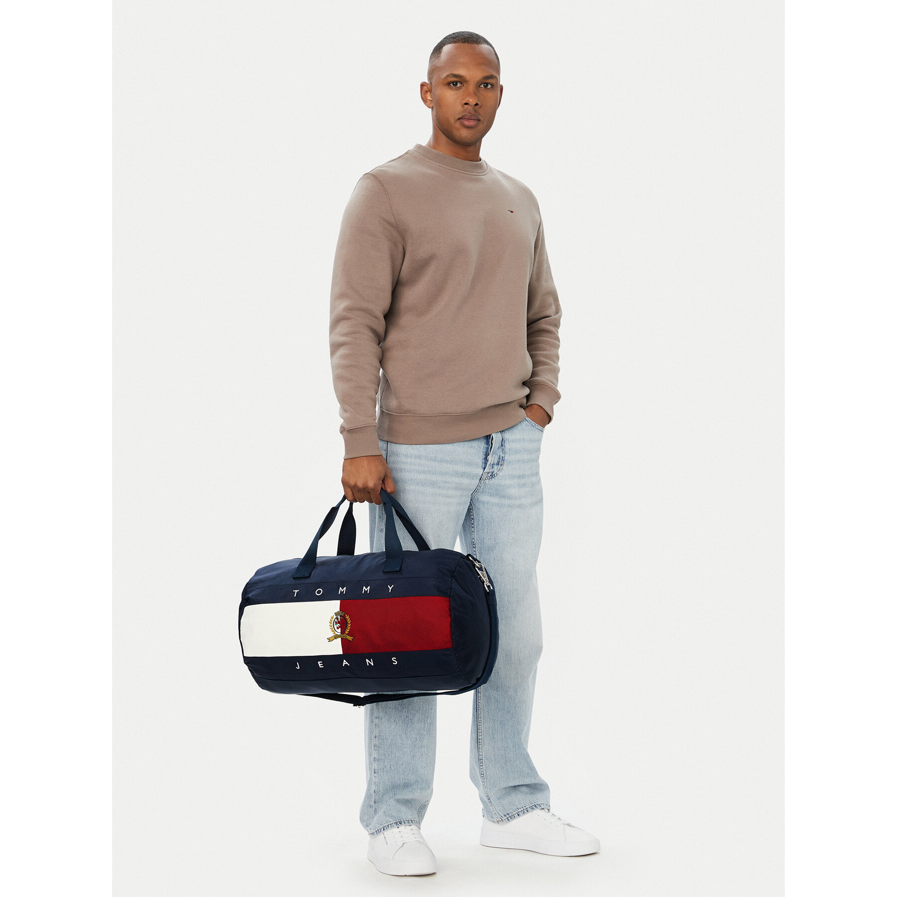 Чанта за уикенд Tommy Jeans Tjm Archive Duffle AM0AM14614 Тъмносин