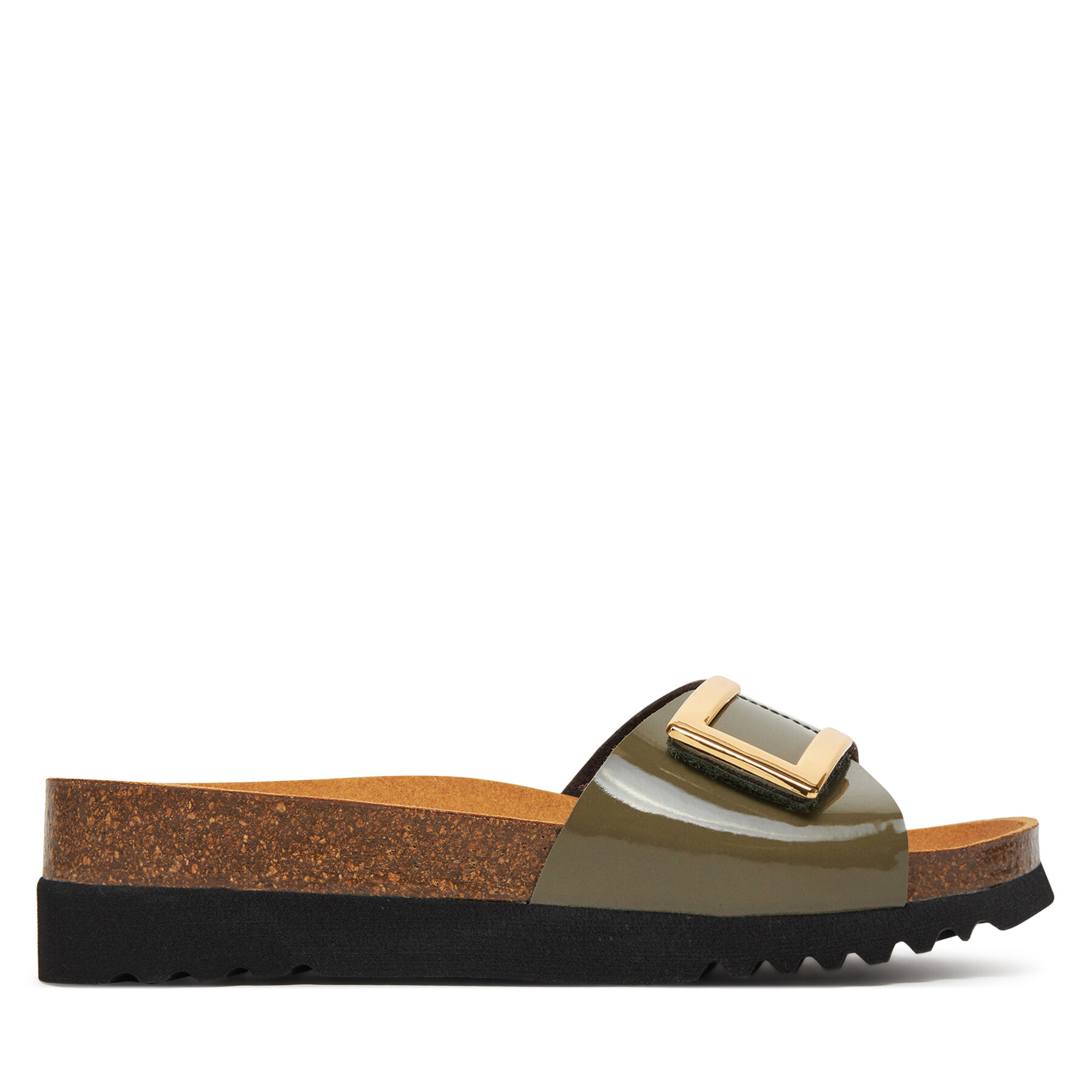 Damskie Klapki Scholl, Rozmiar 37 Khaki Monterey Mule MF31555
