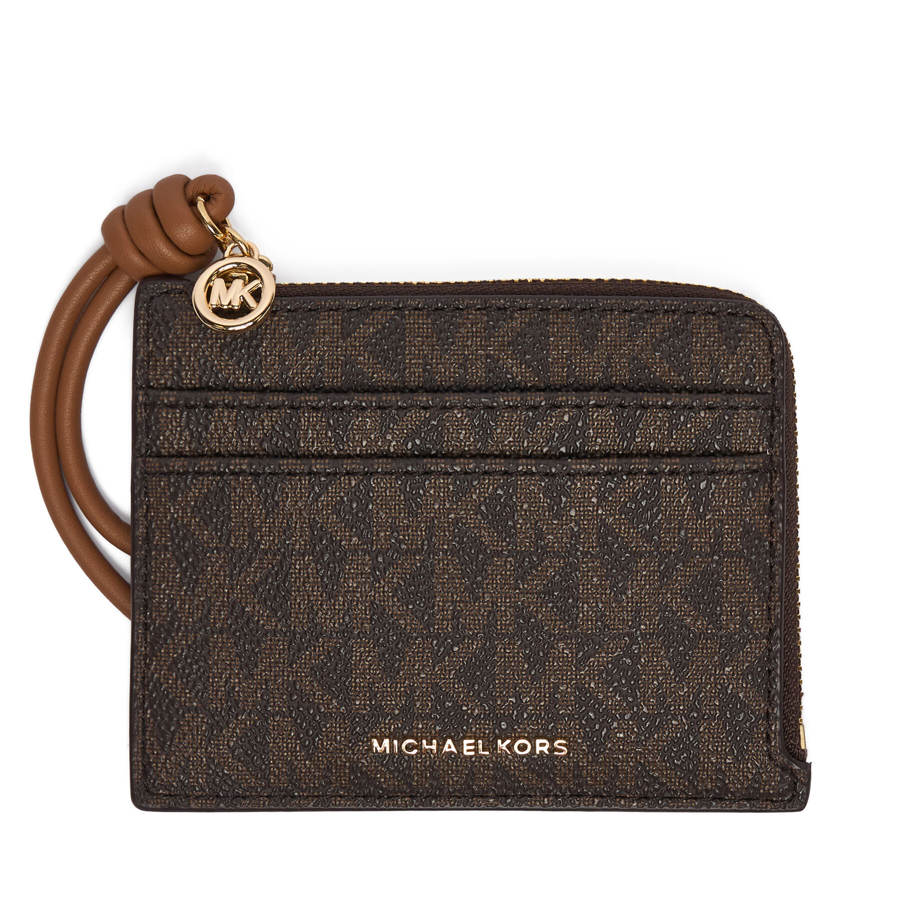 Portofel pentru monede MICHAEL Michael Kors Jet Set 32S6GJ6W0B Maro