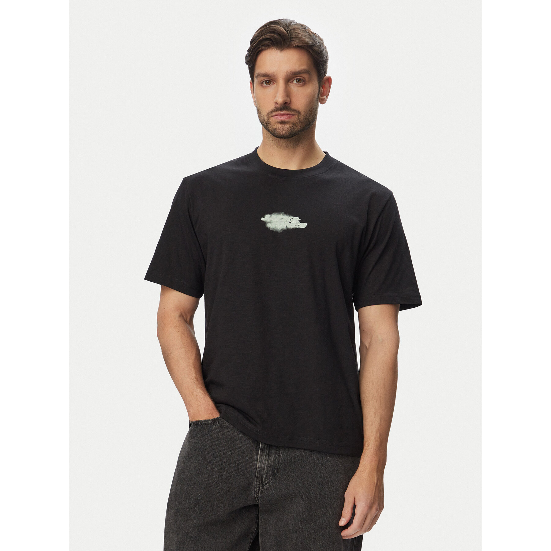 Jack & Jones T-shirt Fusion 12294963 Crna Relaxed Fit