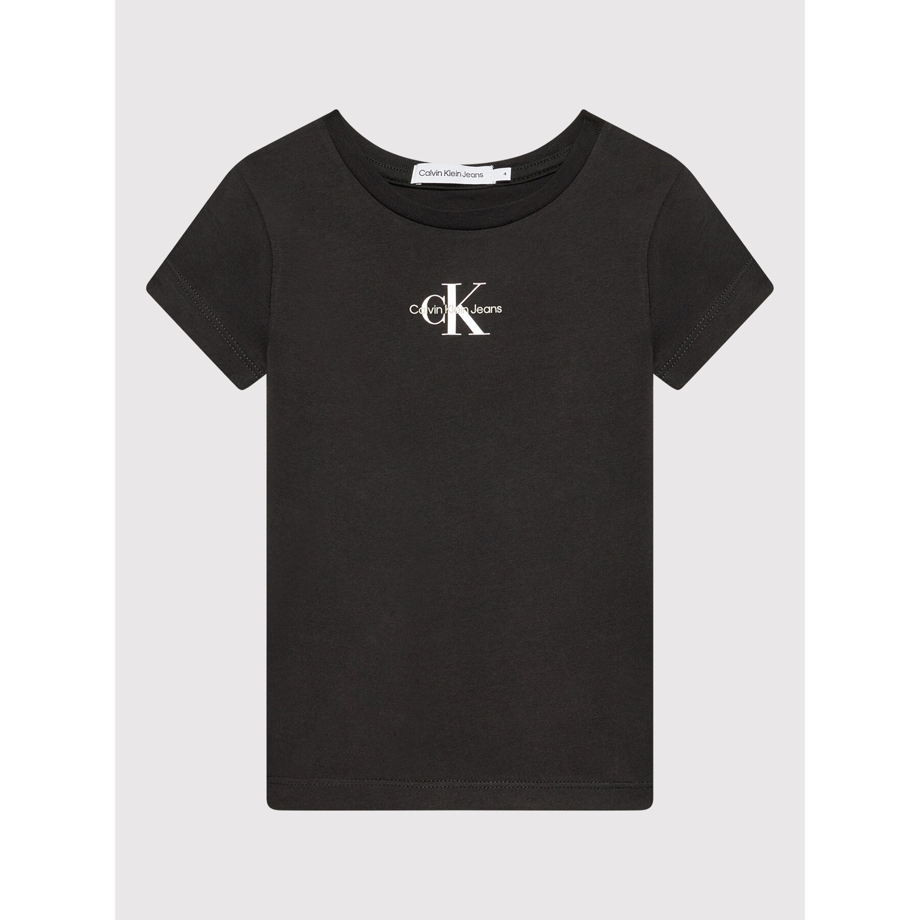 Calvin Klein Jeans T-Shirt Micro Monogram IG0IG01470 Μαύρο Slim Fit