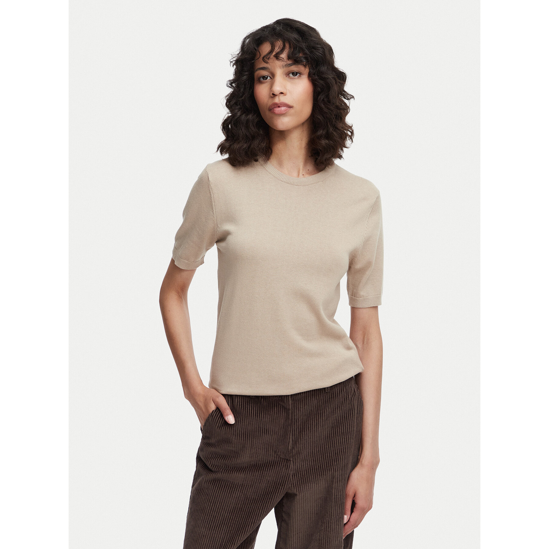 Beverly Hills Polo Club Bluza P-SS26W-M6564-0132 Bež Regular Fit