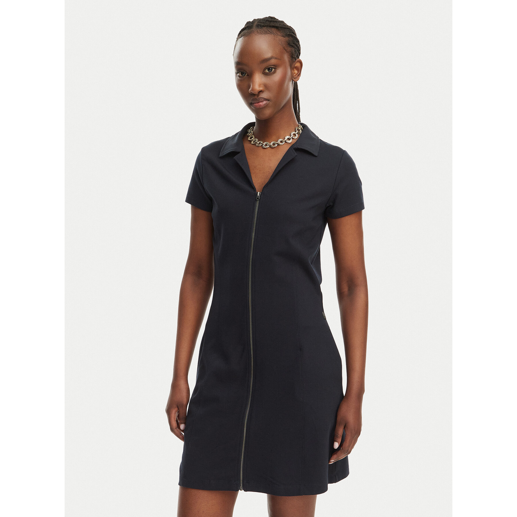 G-Star Raw Kleid für den Alltag D28665-E406 Dunkelblau Regular Fit