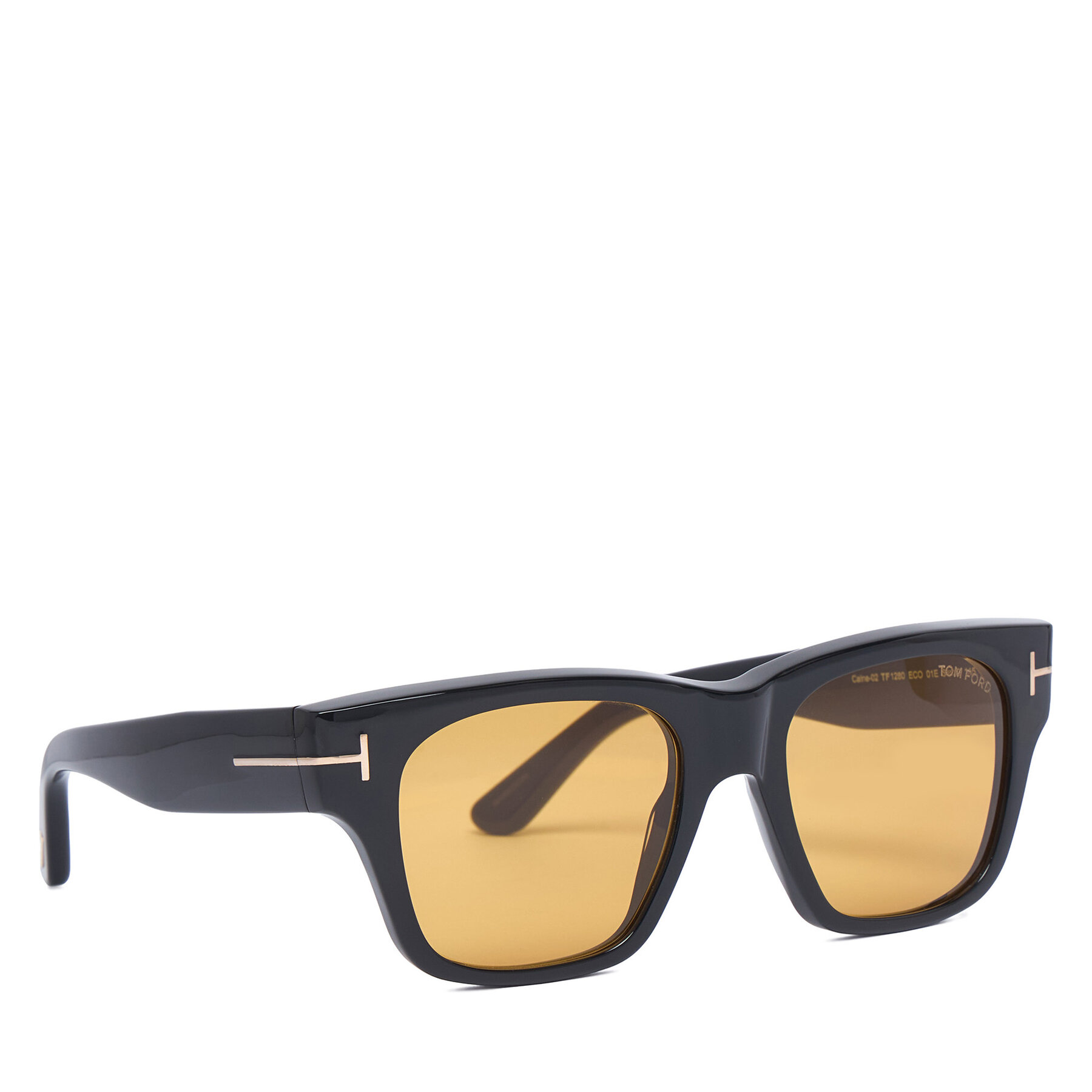 Sunčane naočale Tom Ford Caine-02 FT1280 Crna