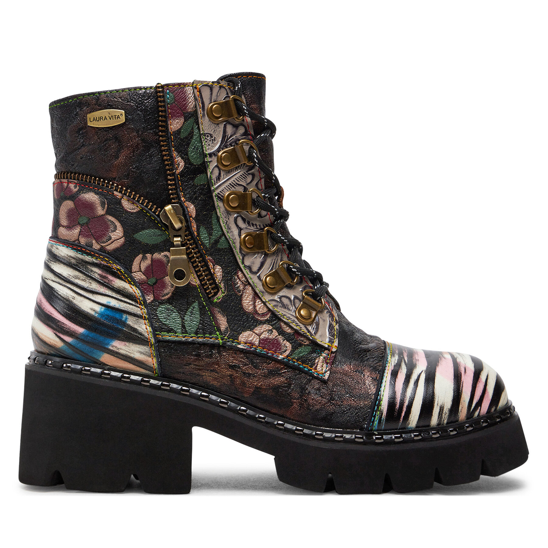 Botines Laura Vita Kleo 07 Negro