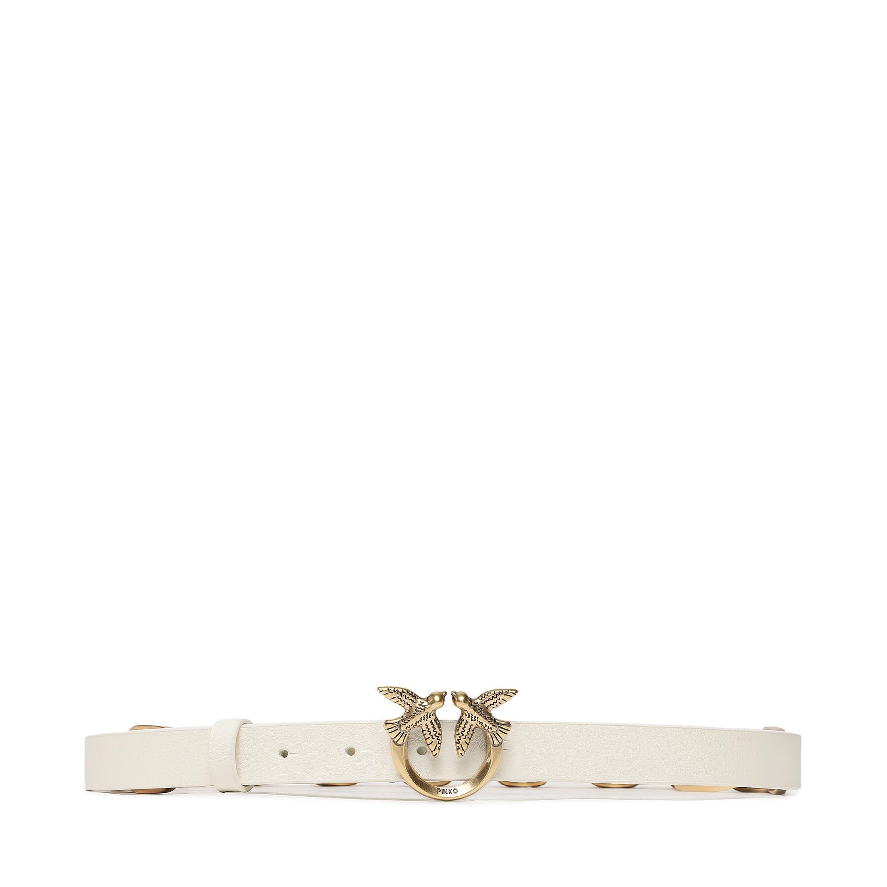 Curea de Damă Pinko Love Day Macro Chain H2 Belt PE 23 PLT01 100139 A0F1 White Z14Q 100139 imagine super redus 2022