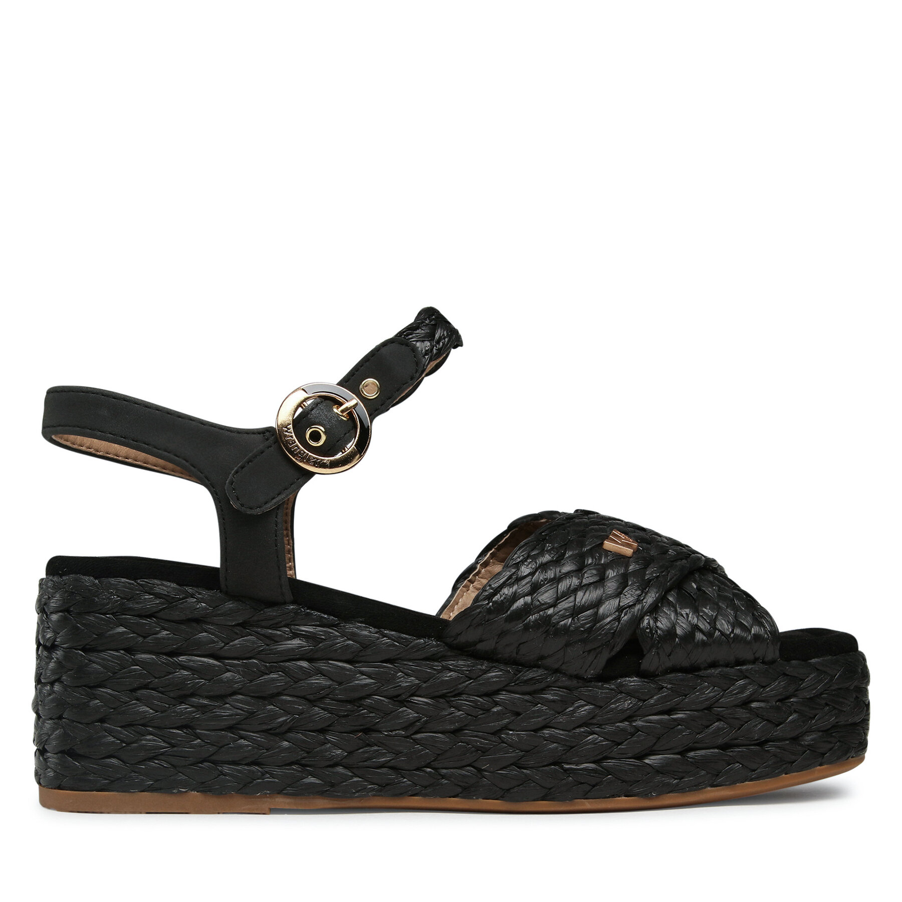 Espadrillas Wrangler Alma Raffia WL31554A Nero