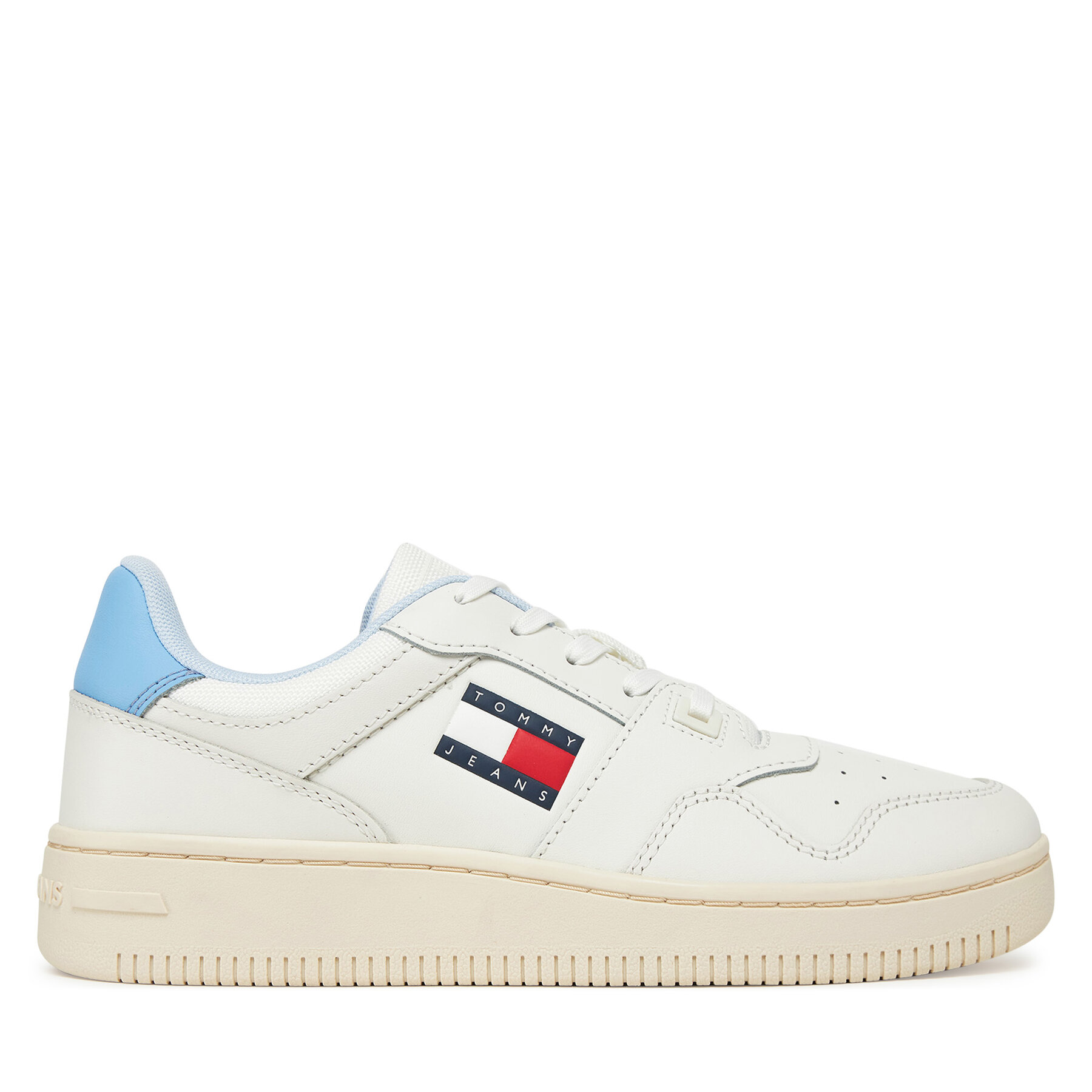 Sneakers Tommy Jeans Tjw Retro Basket Ess EN0EN02505 Albastru