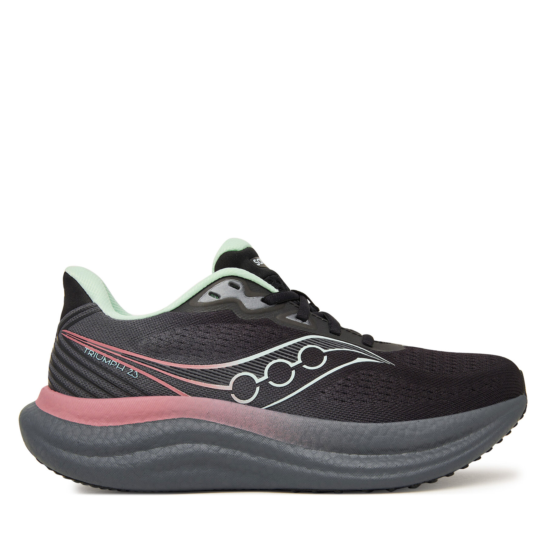 Saucony Donna Scarpe running, Taglia 40, Nero, Triumph 23 S11023, taglia : 40