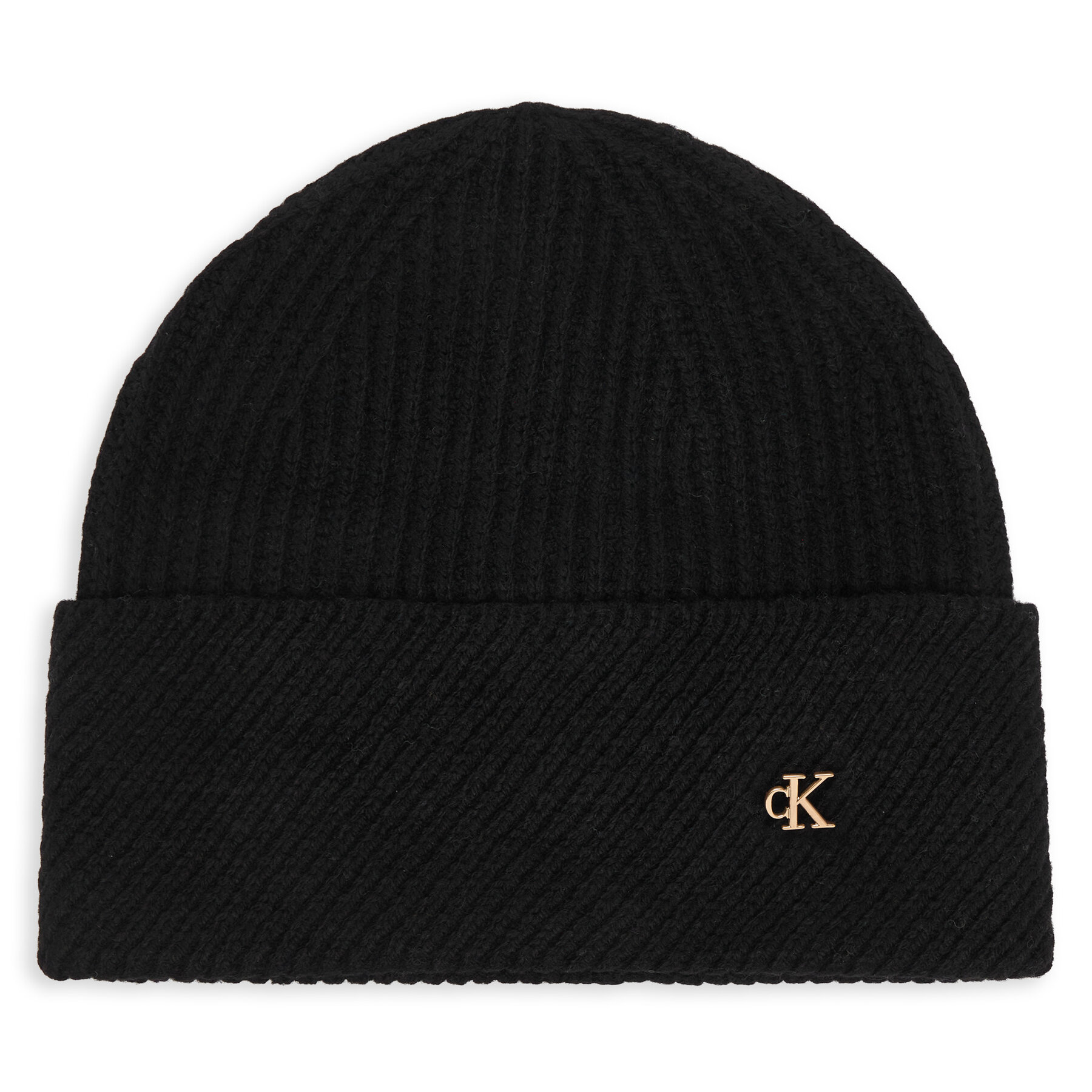 Шапка Calvin Klein LV04F8118G Черен