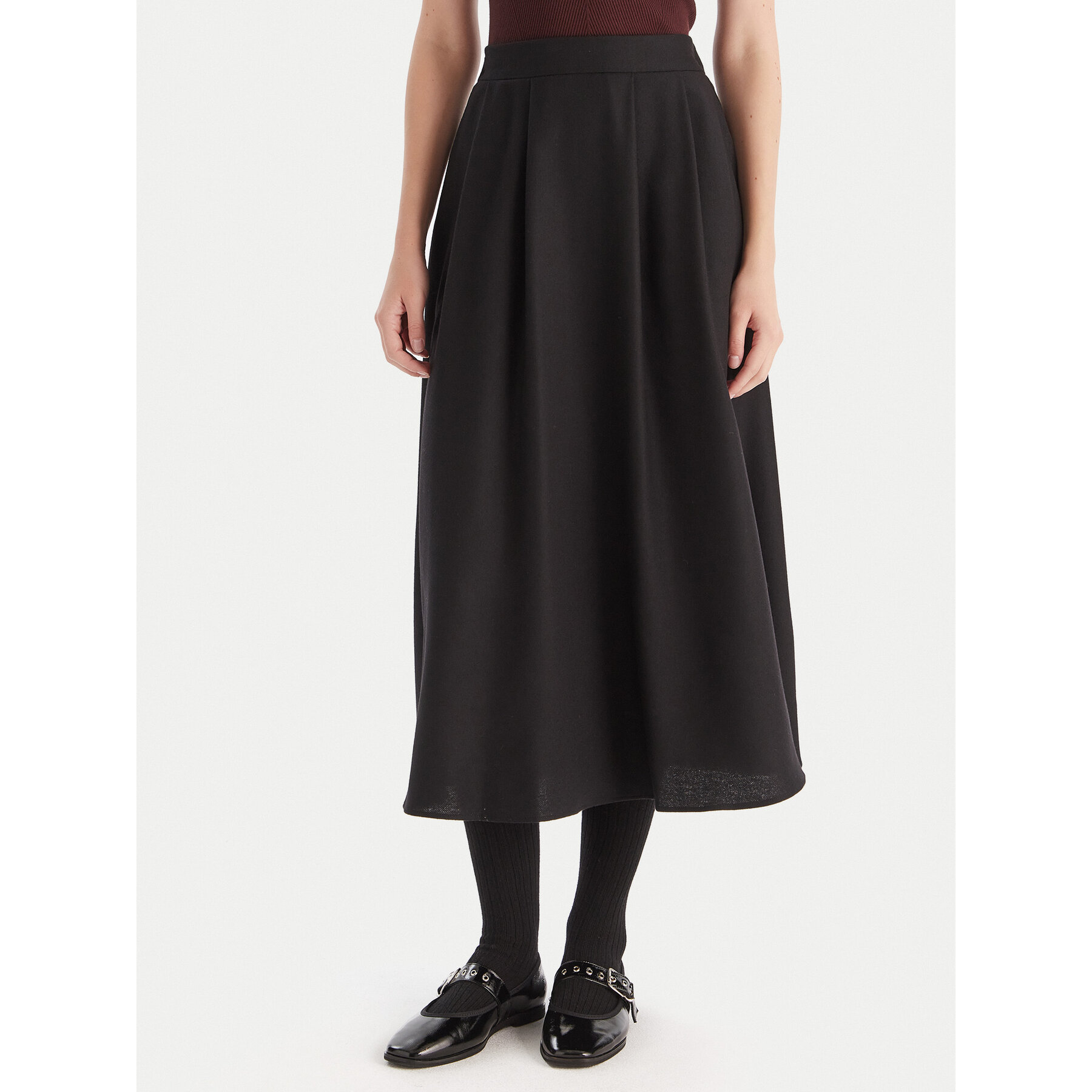 Marella Trapezförmiger Rock Emme by Marella Refuge 2525106012 Schwarz Regular Fit