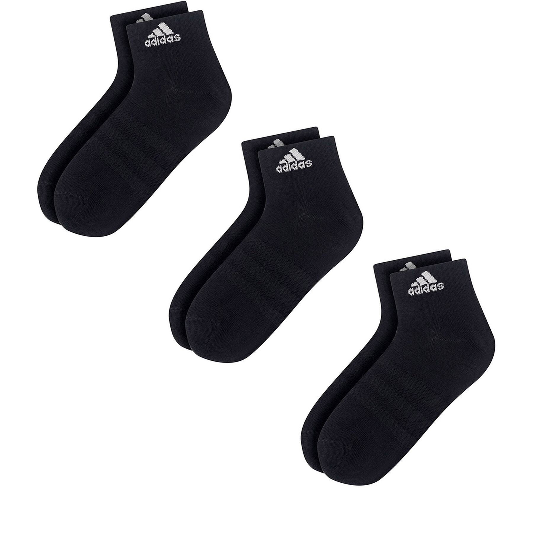 Pánske ponožky adidas IC1282 3-PACK Čierna