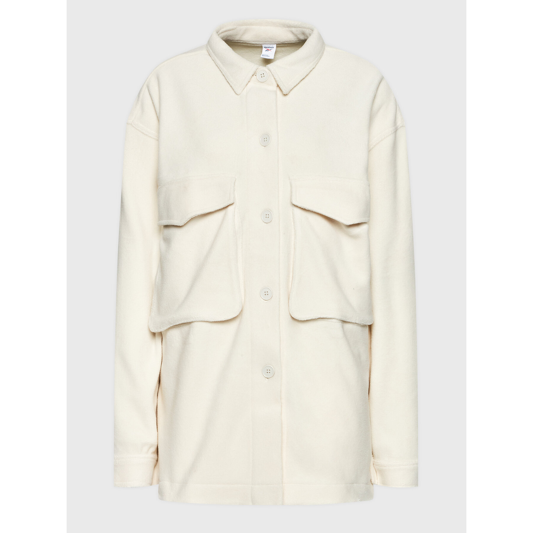 Reebok Übergangsjacke Winter HG1183 Écru Oversize
