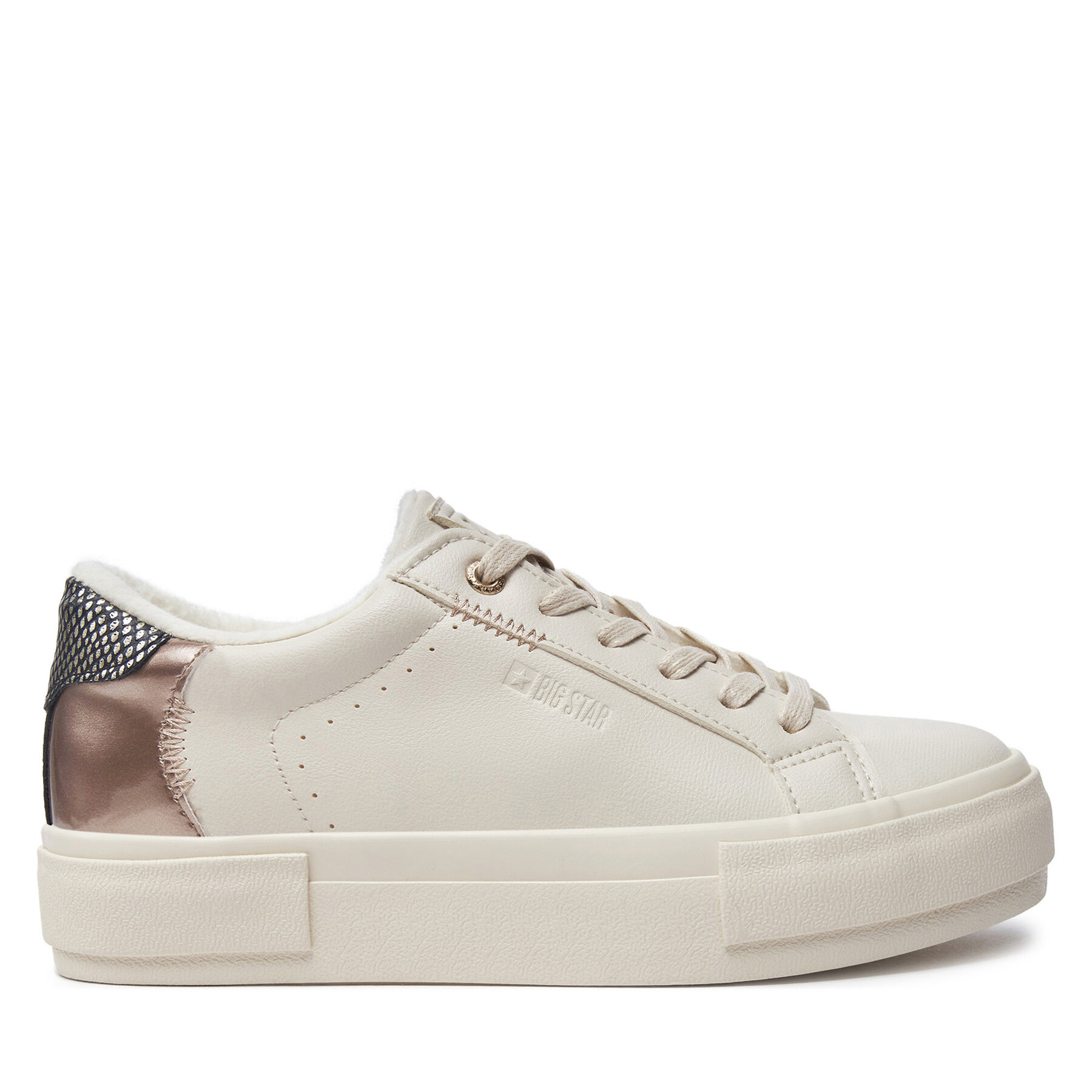 Damskie Sneakersy Big Star Shoes, Rozmiar 38 Beżowy OO274A454