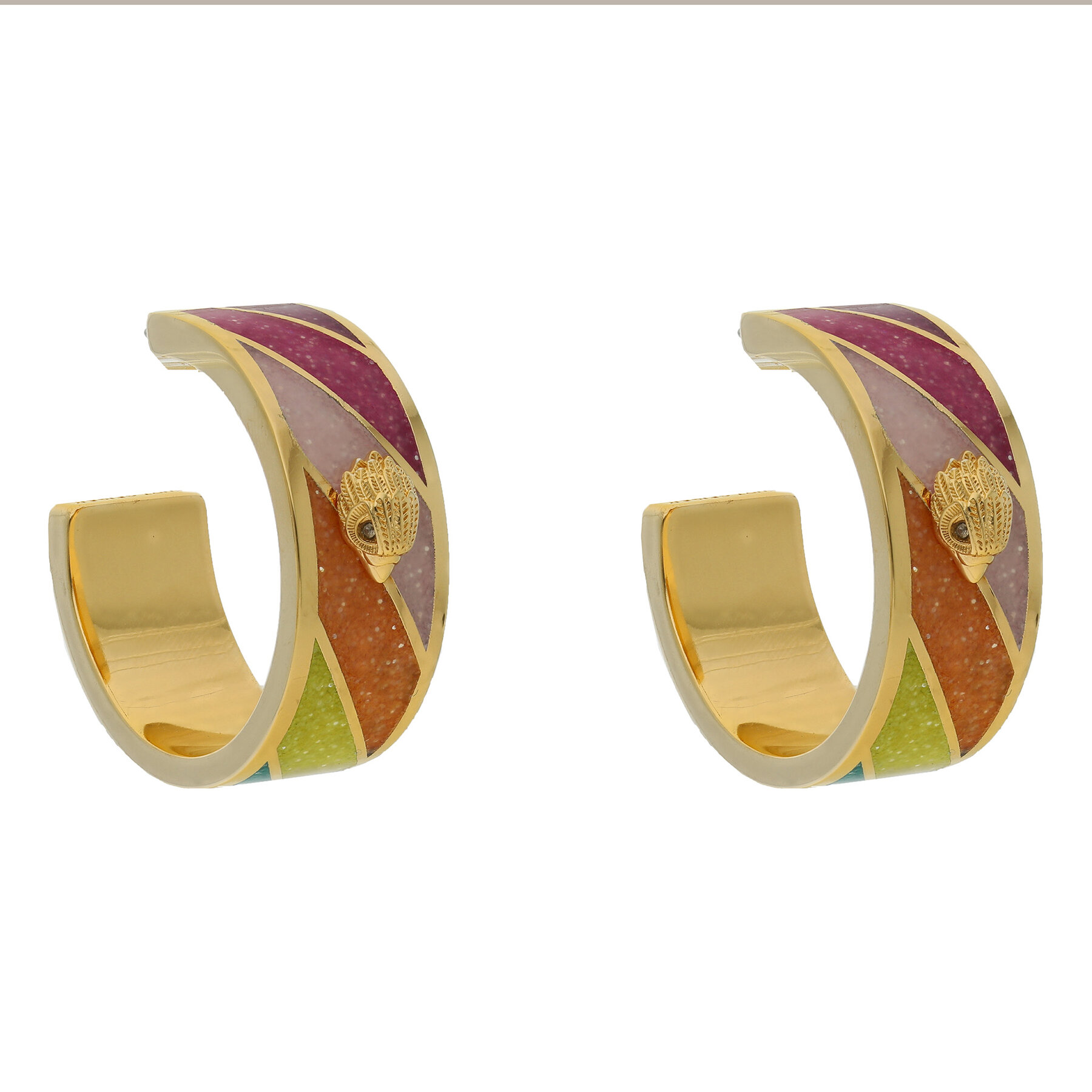 Cercei Kurt Geiger Enamel Rainbow Huggies 9401869429 Mult/Other 9401869429 imagine super redus 2022
