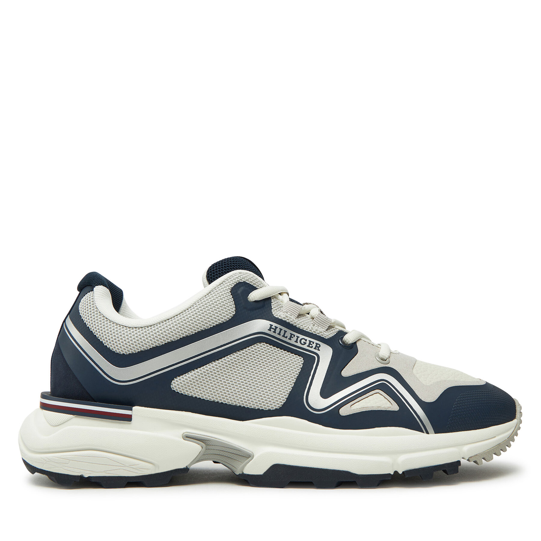 Sneakersy Tommy Hilfiger FM0FM05344 Biela