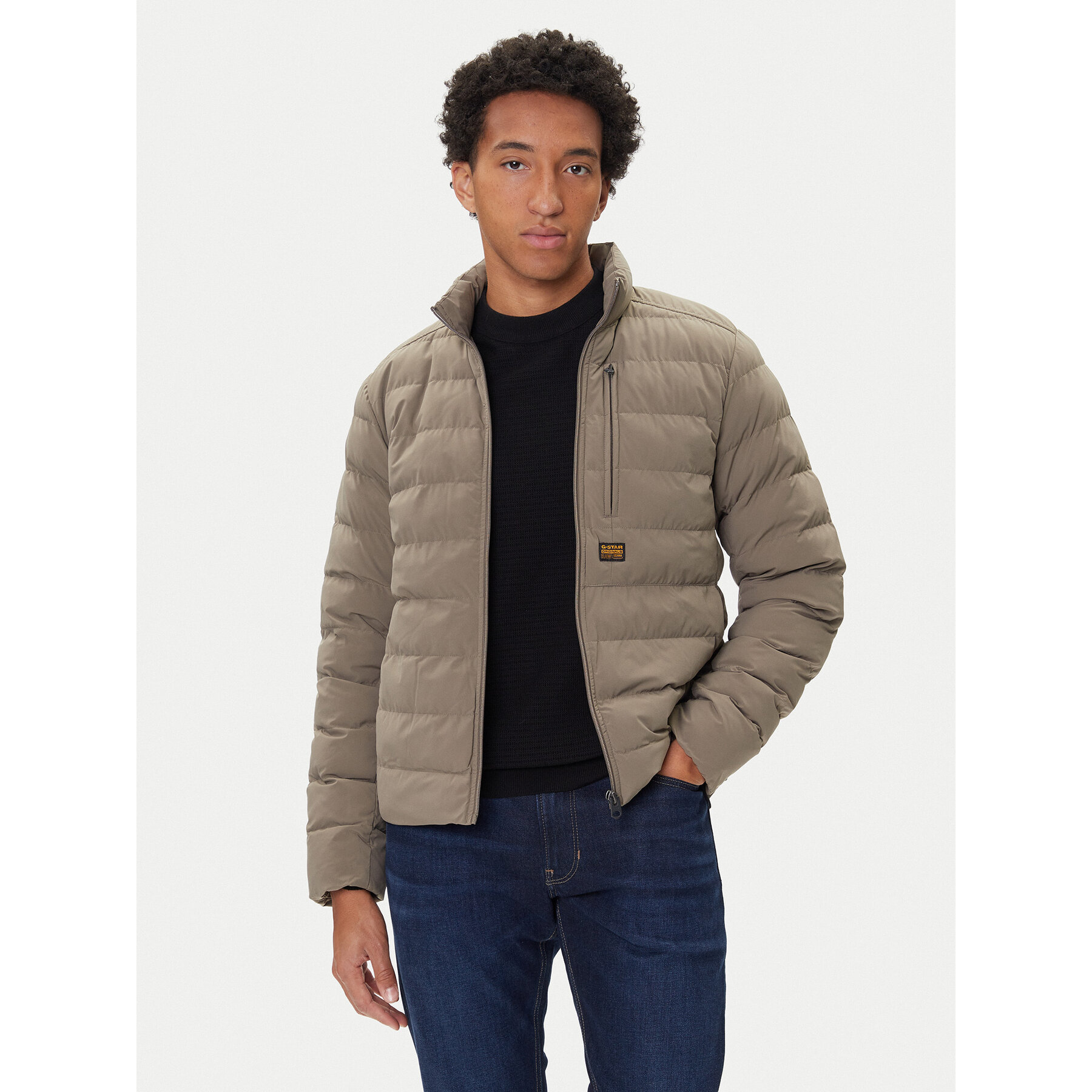 G-Star Raw Winterjacke Foundation D24276-D518 Grün Regular Fit