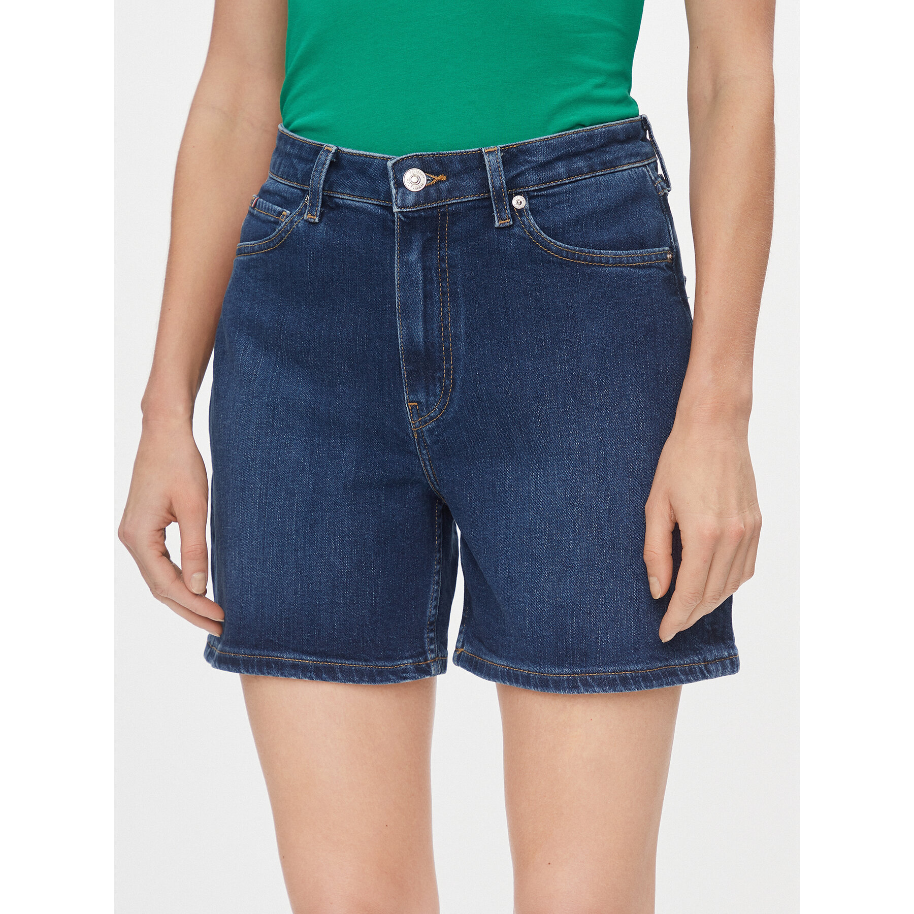 Tommy Hilfiger Jeansshorts Dnm Straight Short Rw Kai WW0WW41320 Blau Slim Fit