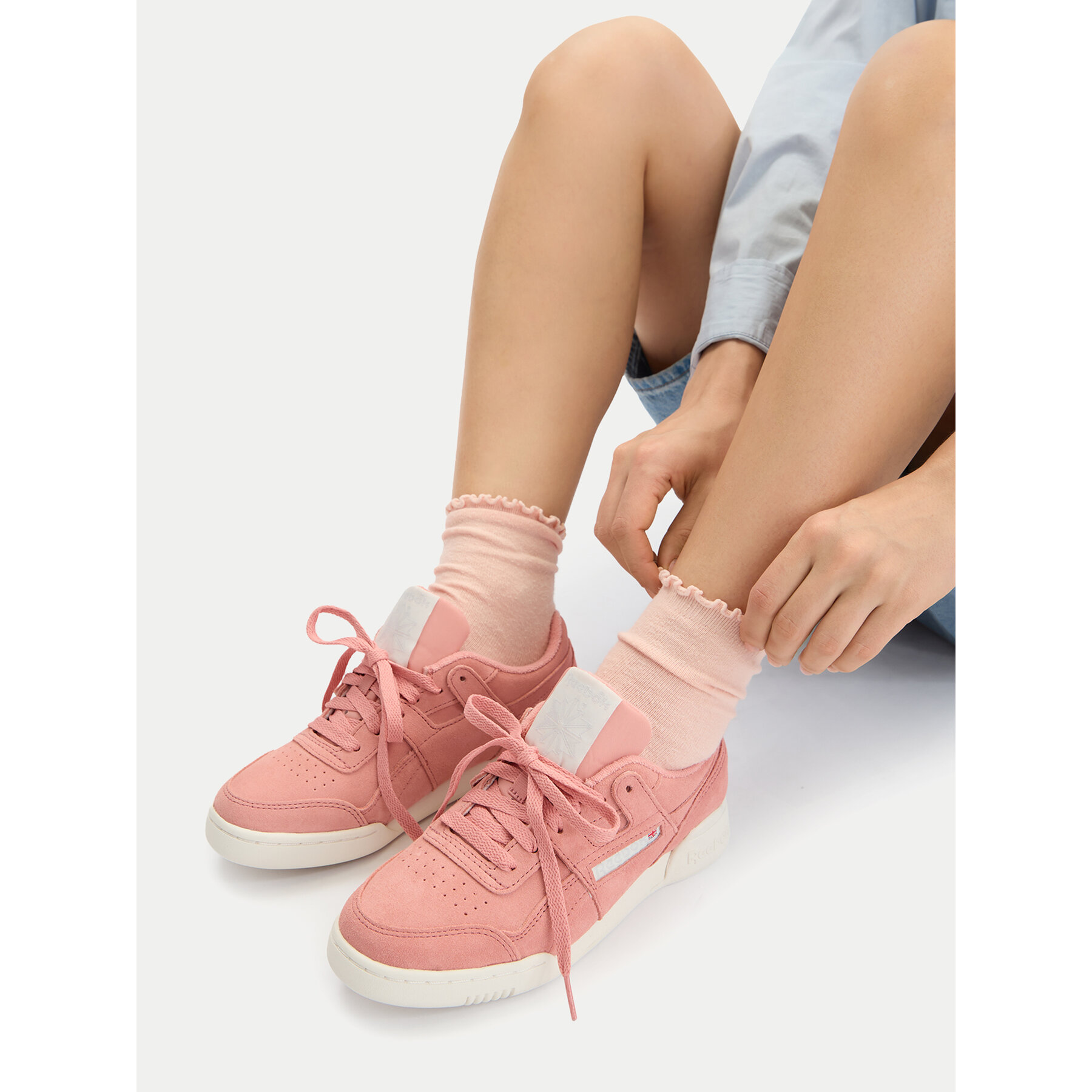 Сникърси Reebok SS-WORKOUT PLUS 100245015 Тъмнорозов
