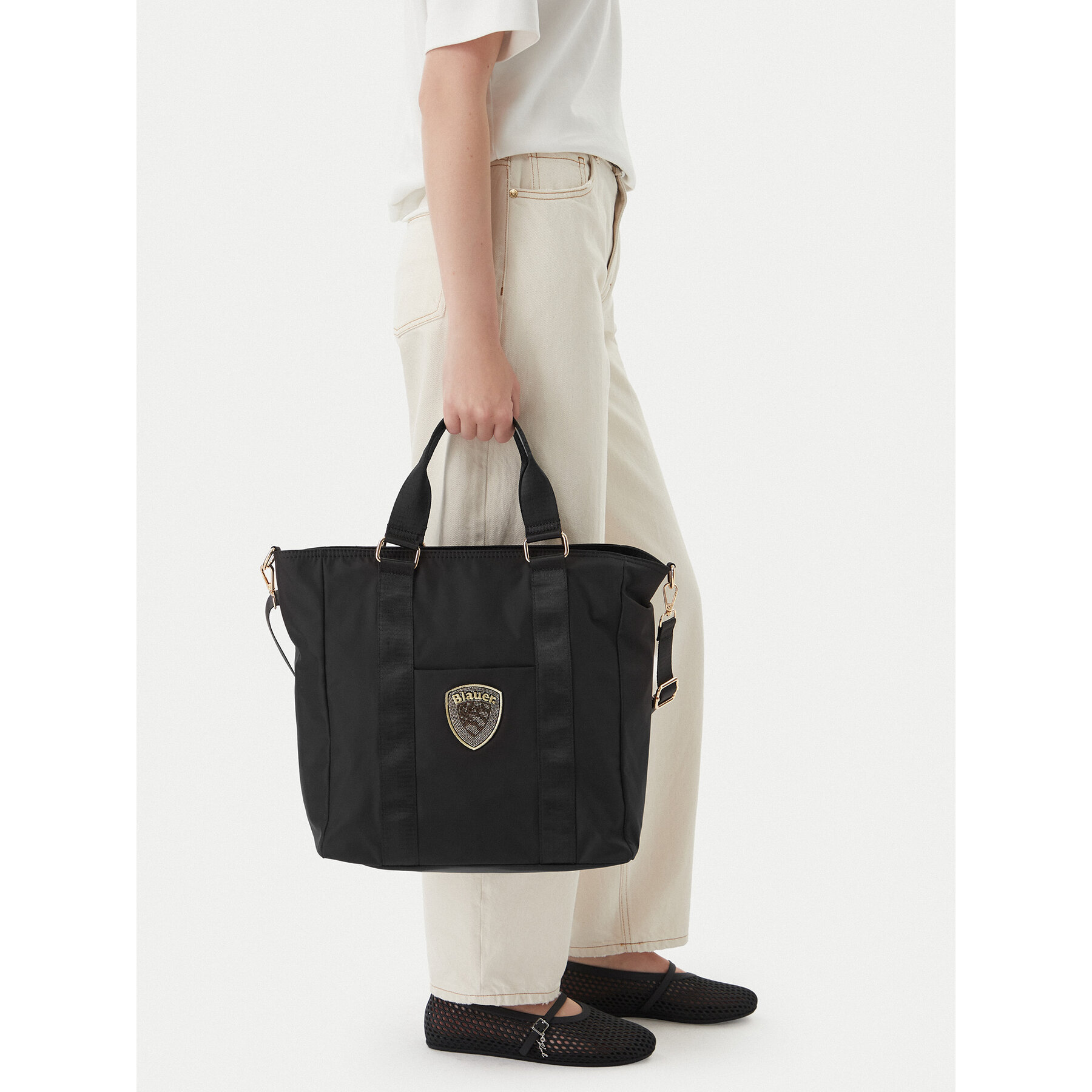 Τσάντα Blauer S6SILVA01/TWE Μαύρο