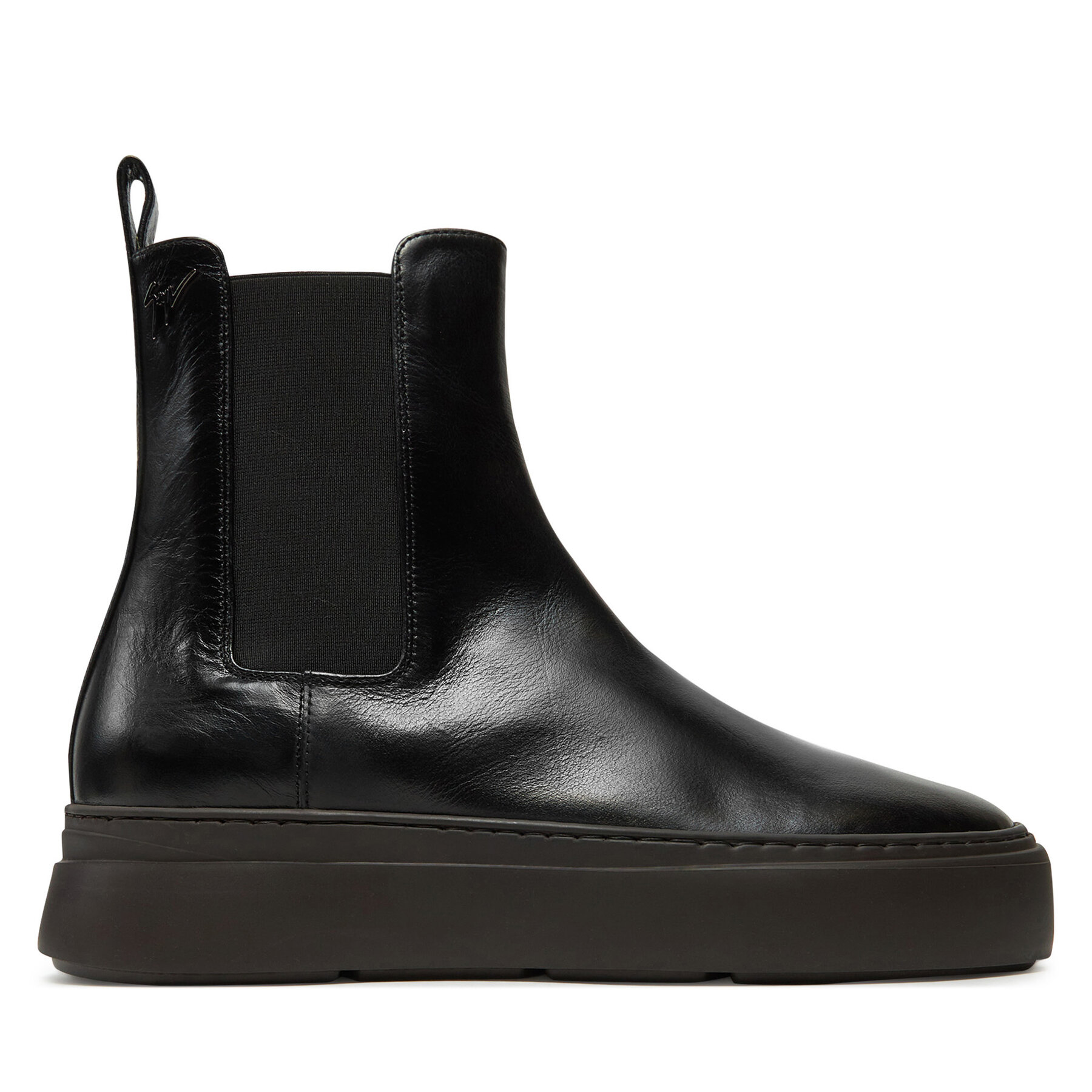 Členková obuv s elastickým prvkom Giuseppe Zanotti IU40024 Čierna