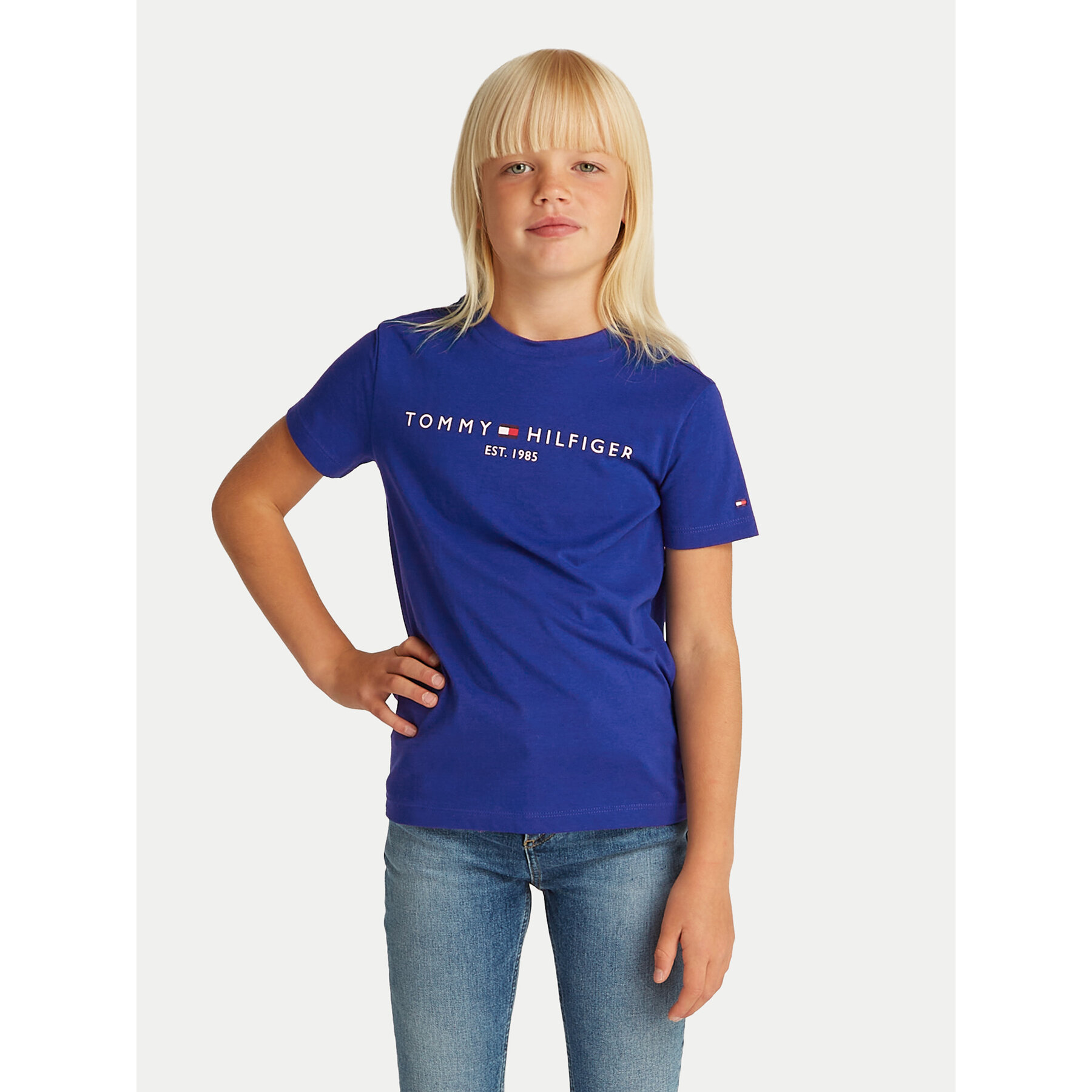 Tommy Hilfiger Póló Essential KS0KS00397 D Kék Regular Fit
