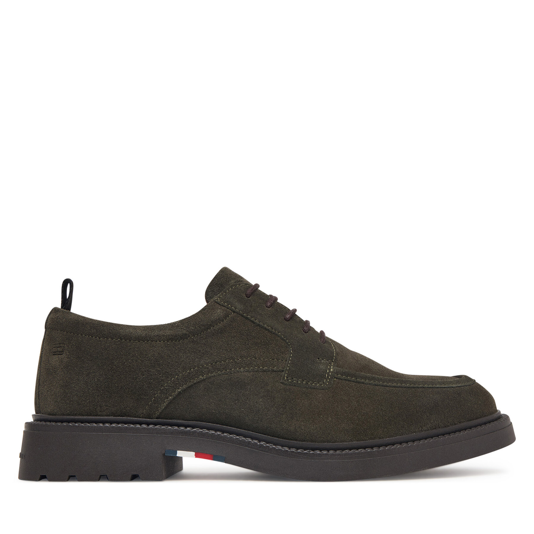 Pantofi Tommy Hilfiger Corporate Casual Sde Deck Shoe FM0FM05980 Verde