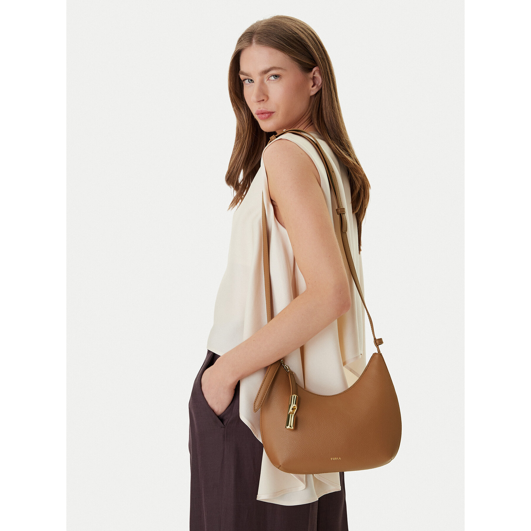 Kabelka Furla WB01500 BX3353 RY000 Hnedá