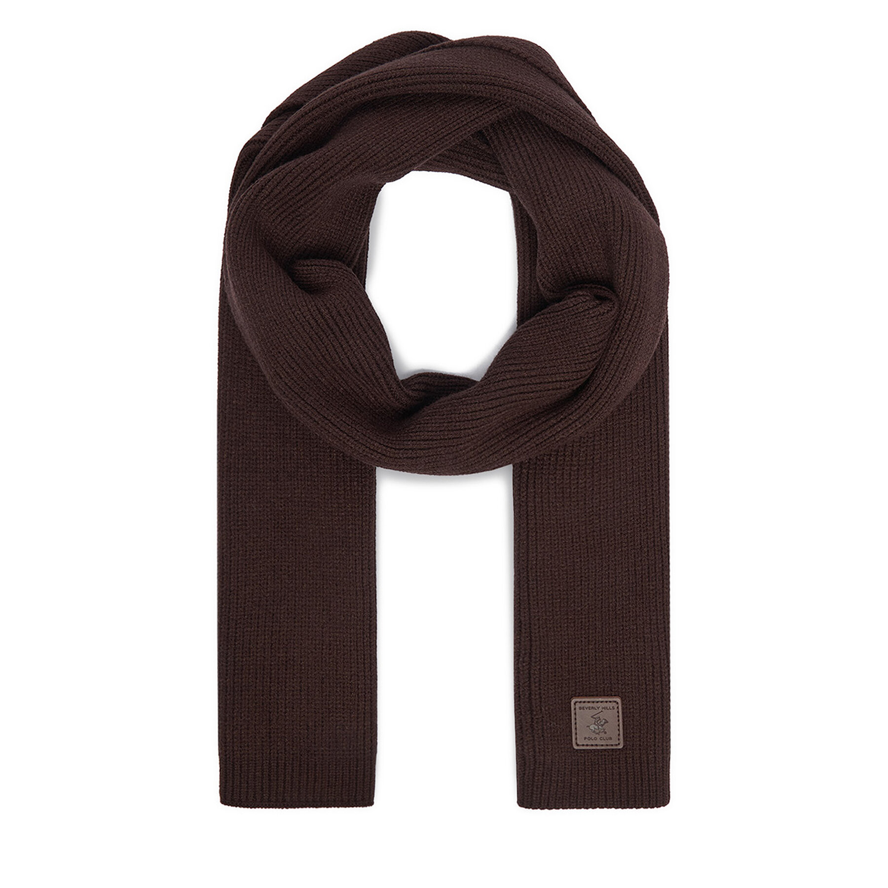 Зимен шал Beverly Hills Polo Club CWBEO-BHPC-M4-001-AW26 Кафяв